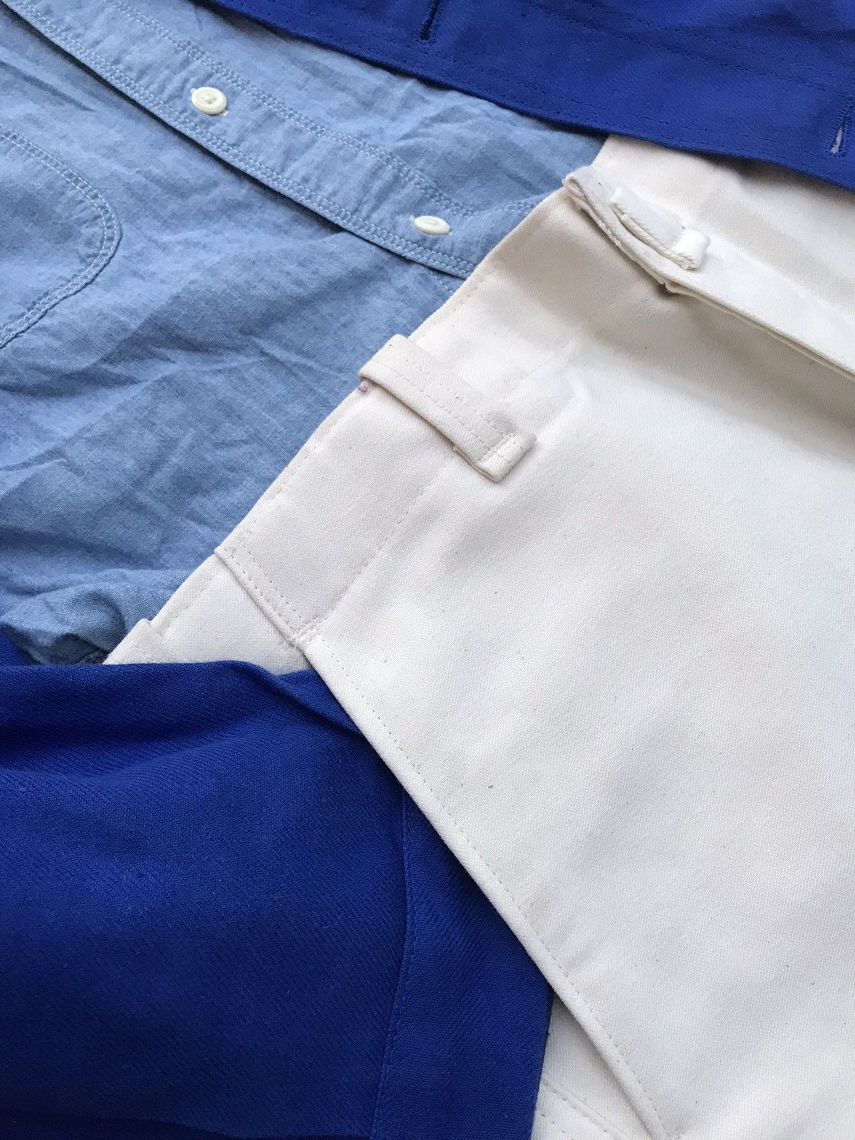Other OFF-WHITE THICK COTTON SATEEN AND FLANNEL CHORE PANTS Size US 35 - 5 Thumbnail