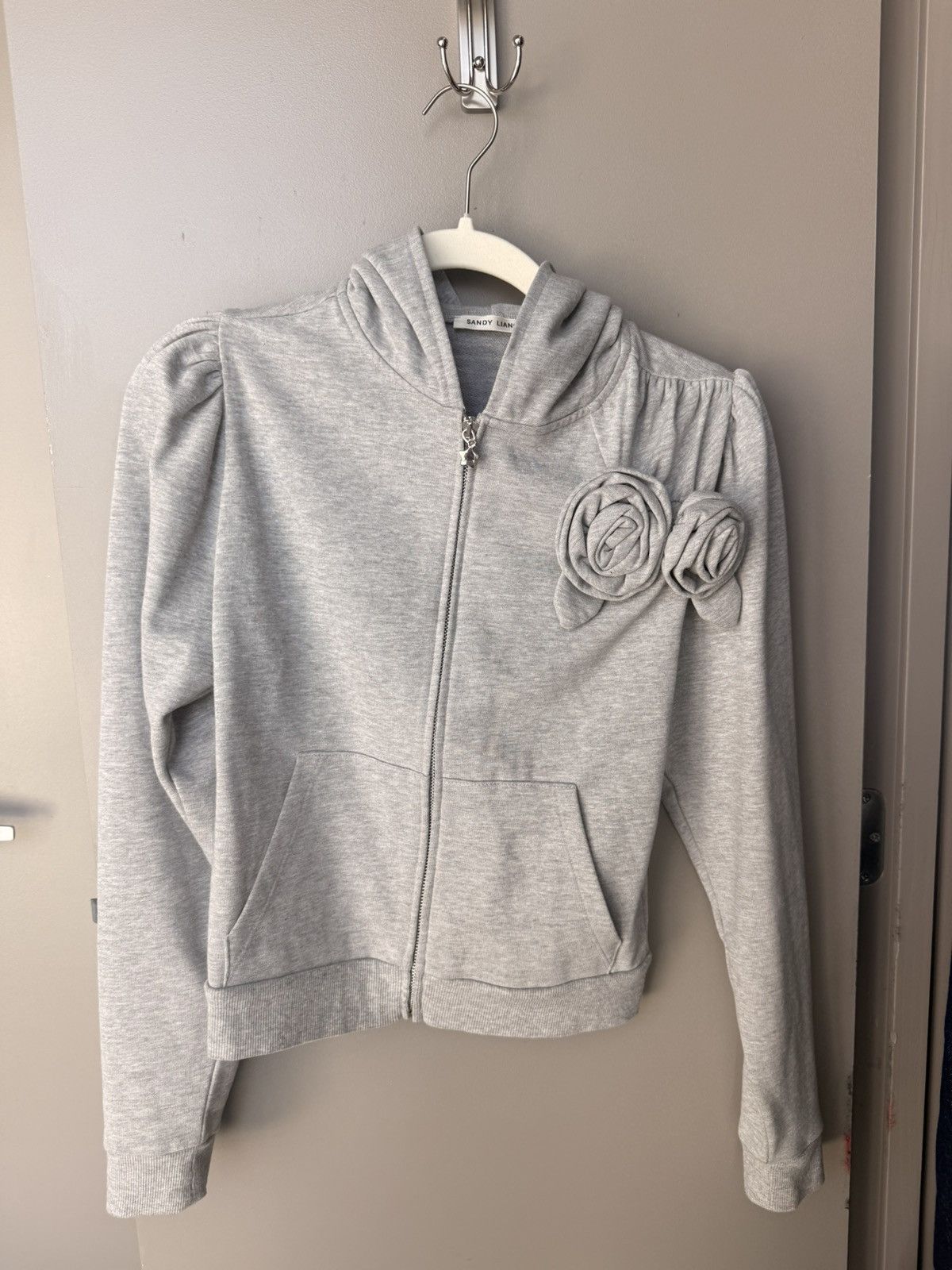 Sandy Liang Sandy Liang floral sookie hoodie Size S / US 4 / IT 40 - 2 Thumbnail