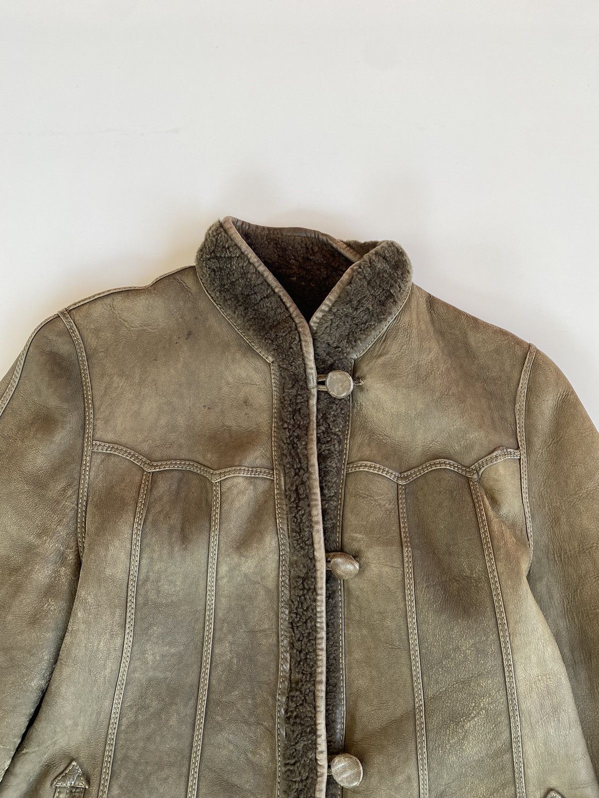 Vintage Vintage Leather Jacket Fur Size US M / EU 48-50 / 2 - 6 Thumbnail