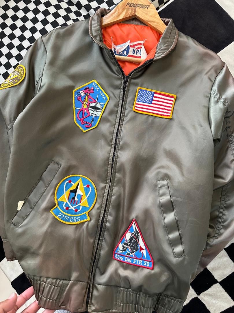 Vintage VINTAGE UPC BOMBER JACKET Size US M / EU 48-50 / 2 - 3 Thumbnail