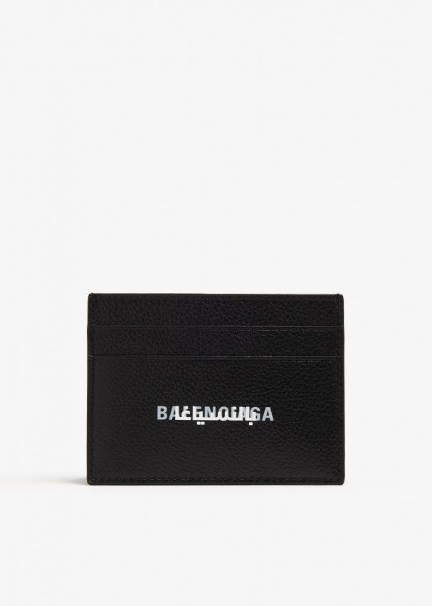 Balenciaga o1mt1gz0325 Size: OS / Cash Card Holder in Black Size ONE SIZE - 1 Thumbnail