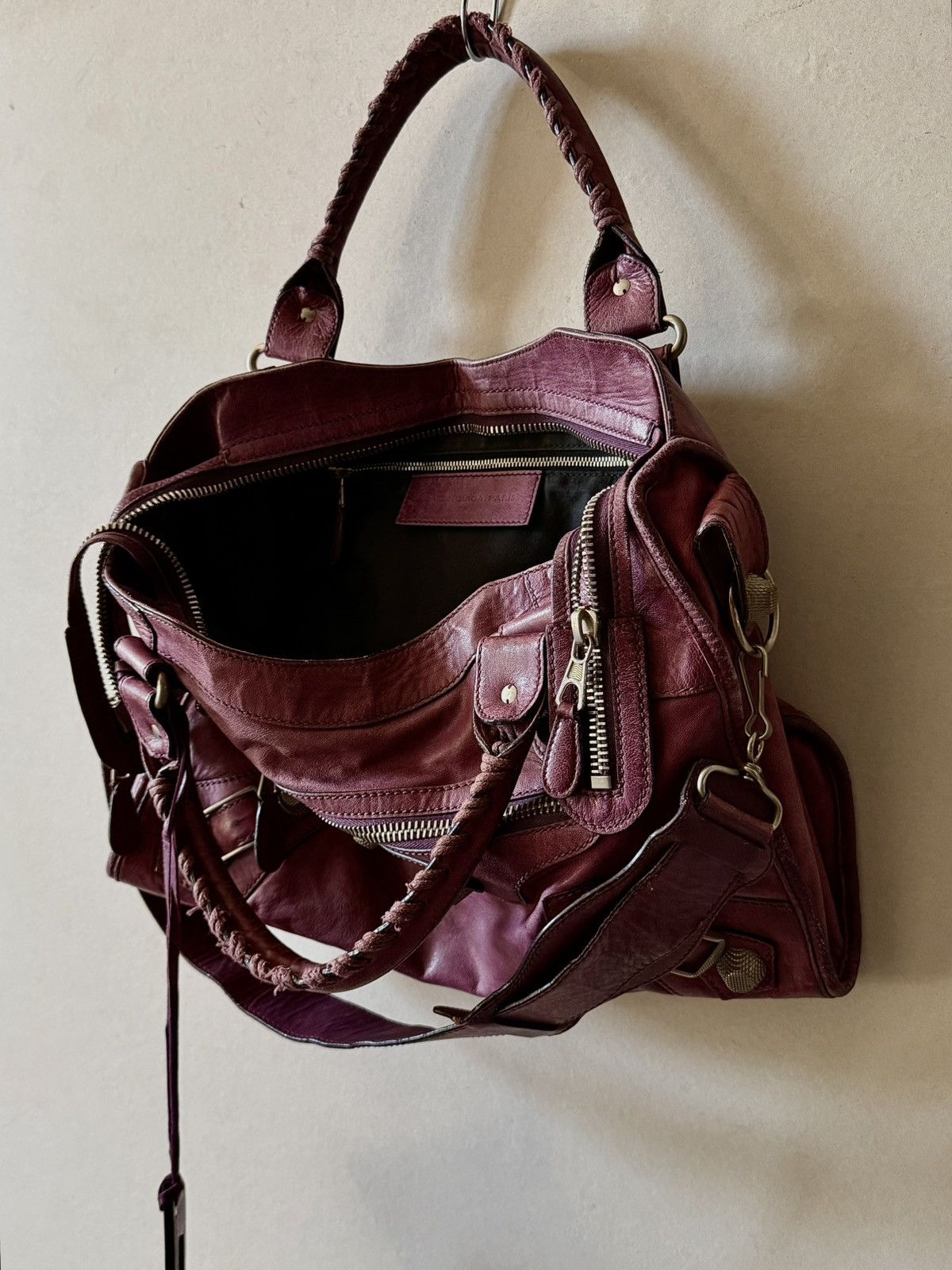 Balenciaga Balenciaga - 2000’s - Classic Motorcycle City -Lambskin Bag Size ONE SIZE - 19 Thumbnail