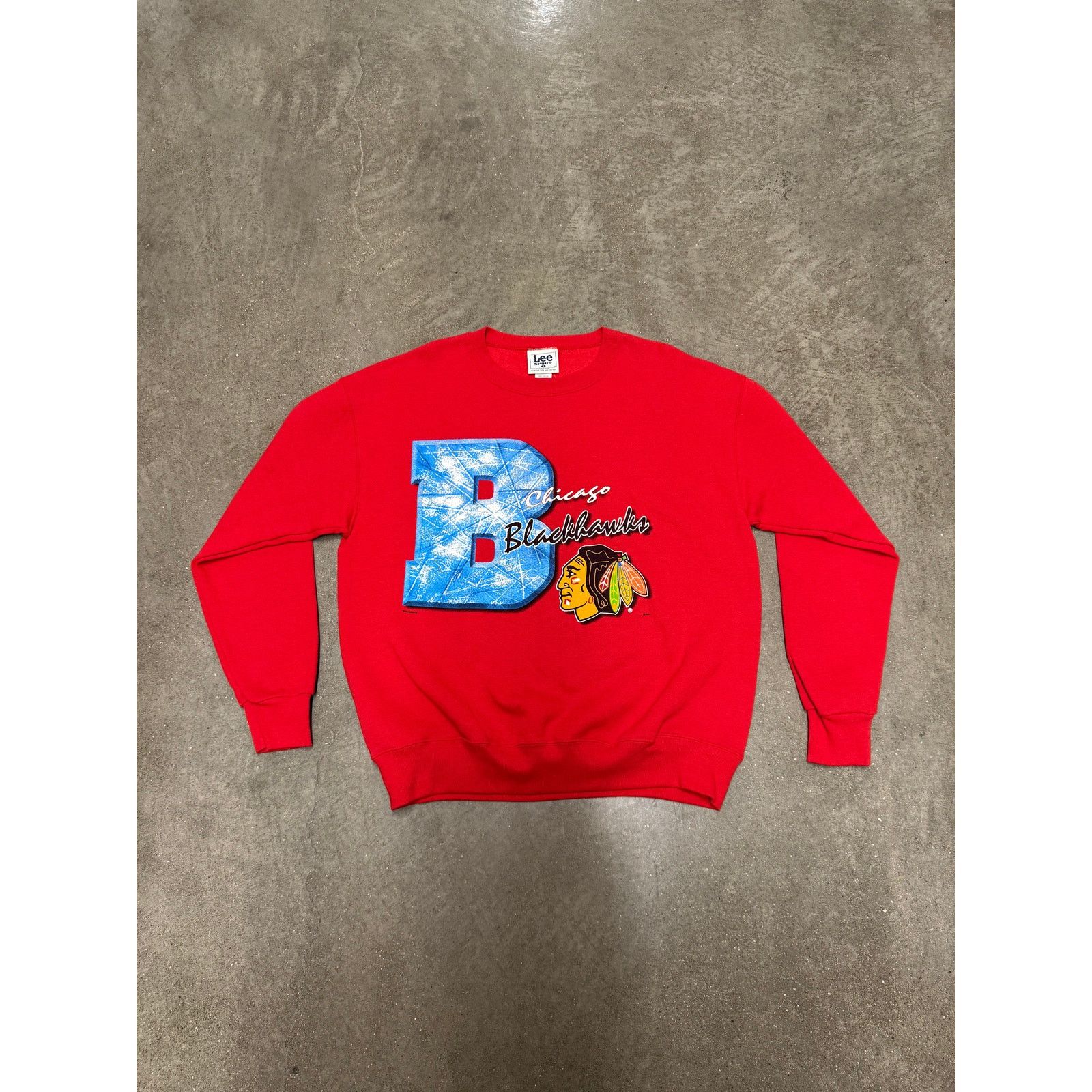 Vintage Vintage 1990s Y2K Chicago Blackhawks Crewneck Sweatshirt Size US XL / EU 56 / 4 - 1 Thumbnail
