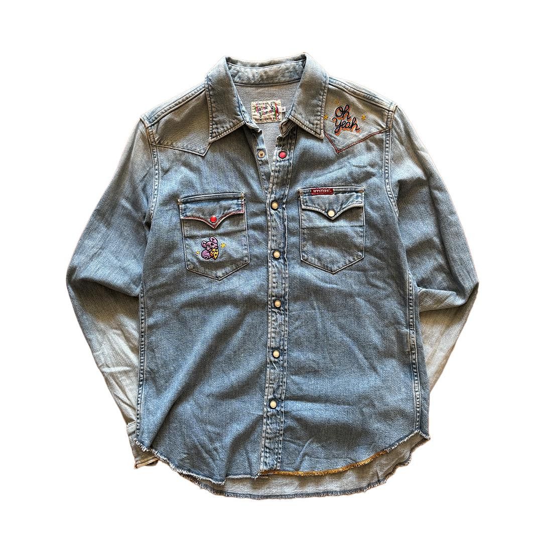 Hysteric Glamour Hysteric Glamour Denim Western Shirt (M) Size M / US 6-8 / IT 42-44 - 1 Thumbnail
