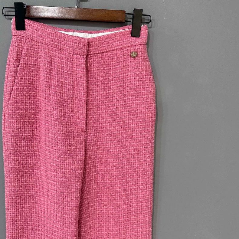 Chanel Chanel 22 Early Spring Woven Trousers 2504-Nextarrow Size 42" / US 20 - 2 Thumbnail