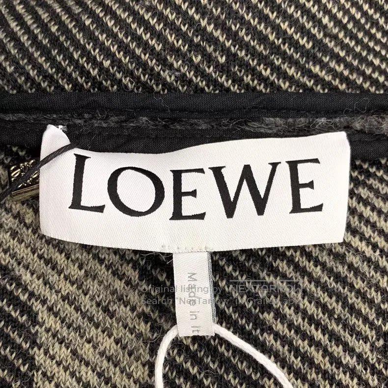 Loewe Loewe Black and grey logo floral hooded drawstring zip lon Size M / US 6-8 / IT 42-44 - 5 Thumbnail