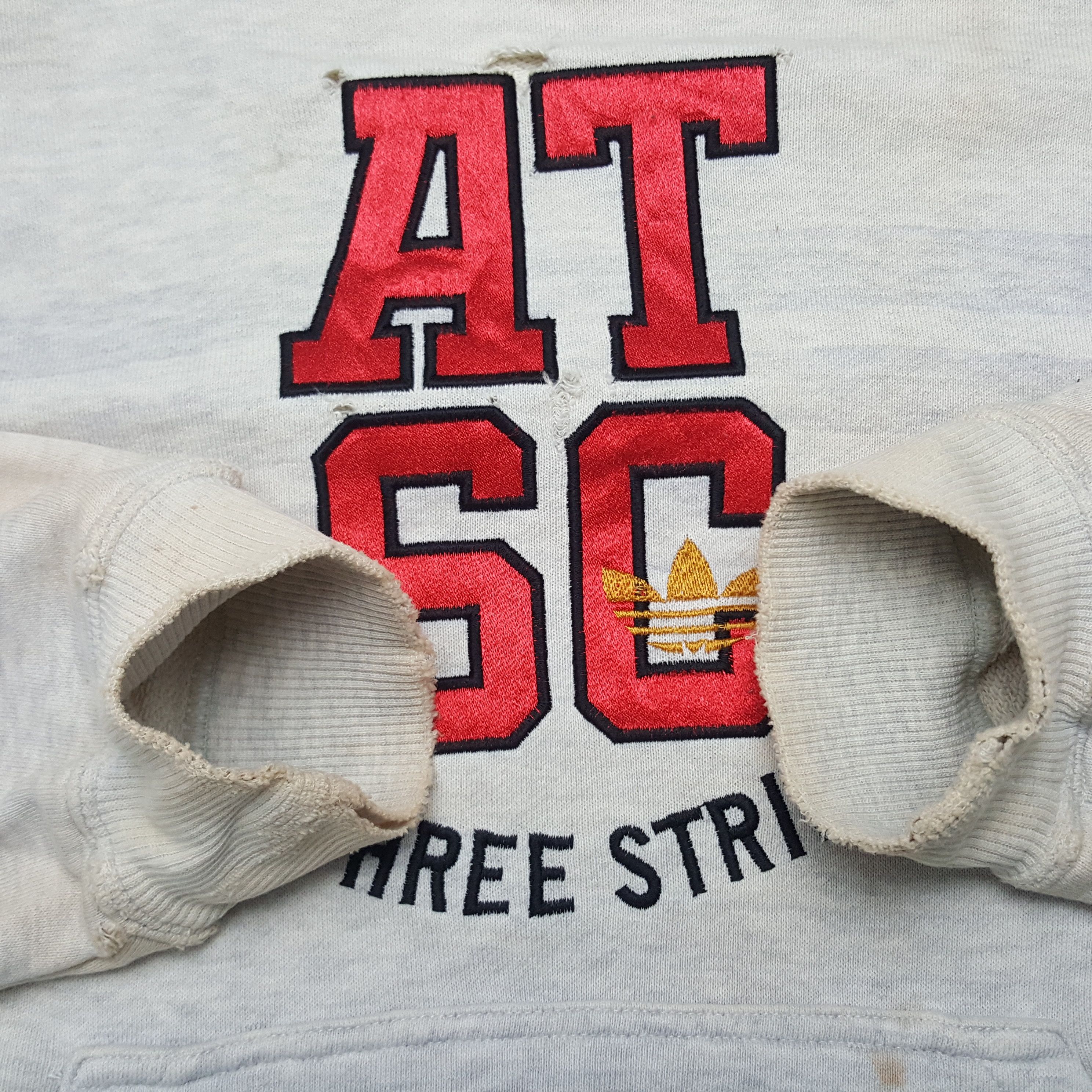 Adidas × Vintage Vintage Adidas Three Stripes Club Sweatshirt Hoodies Size US L / EU 52-54 / 3 - 7 Thumbnail