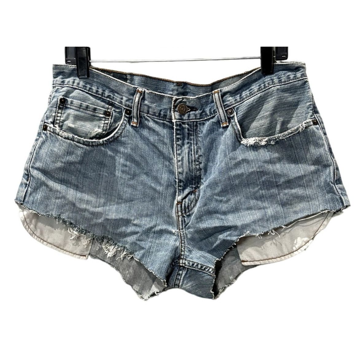 Wrangler WRANGLER Vintage Women's Cut-off Denim Shorts Sz 33 Size 33" - 1 Thumbnail