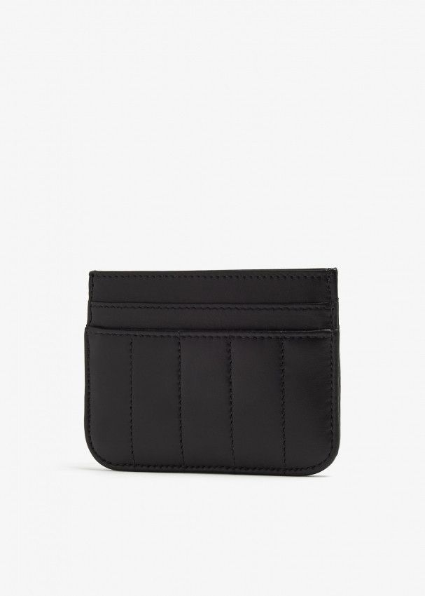 Balenciaga o1bcso1str0325 Size: OS / Monaco Card Holder Quilted Black Size ONE SIZE - 3 Thumbnail