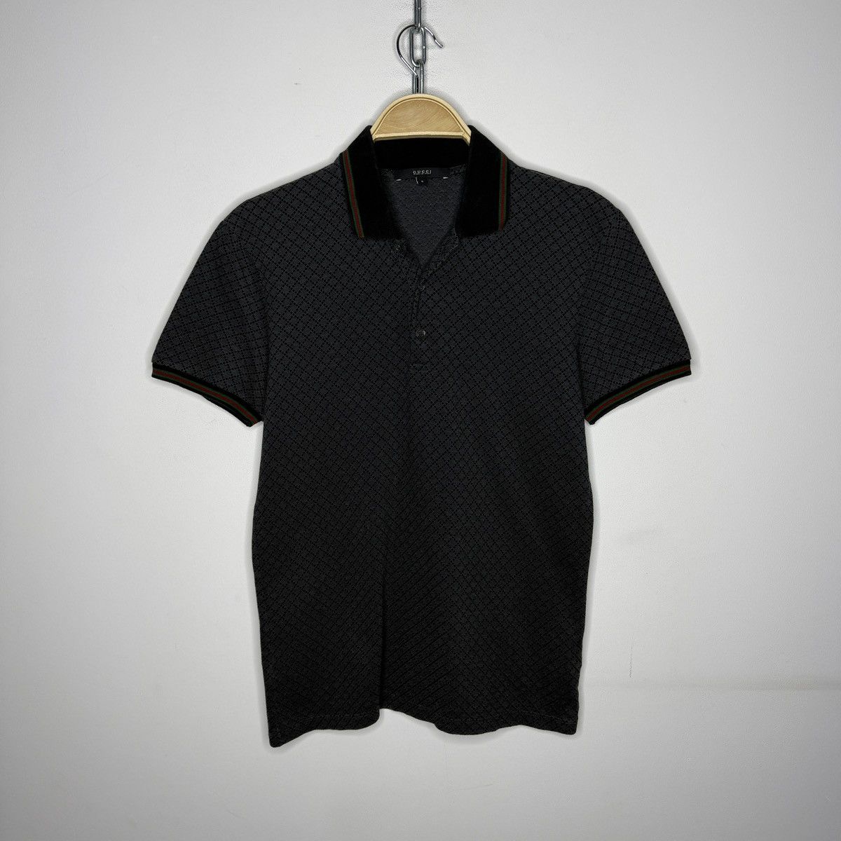 Gucci Gucci Diamond Pattern Polo Size US S / EU 44-46 / 1 - 1 Thumbnail