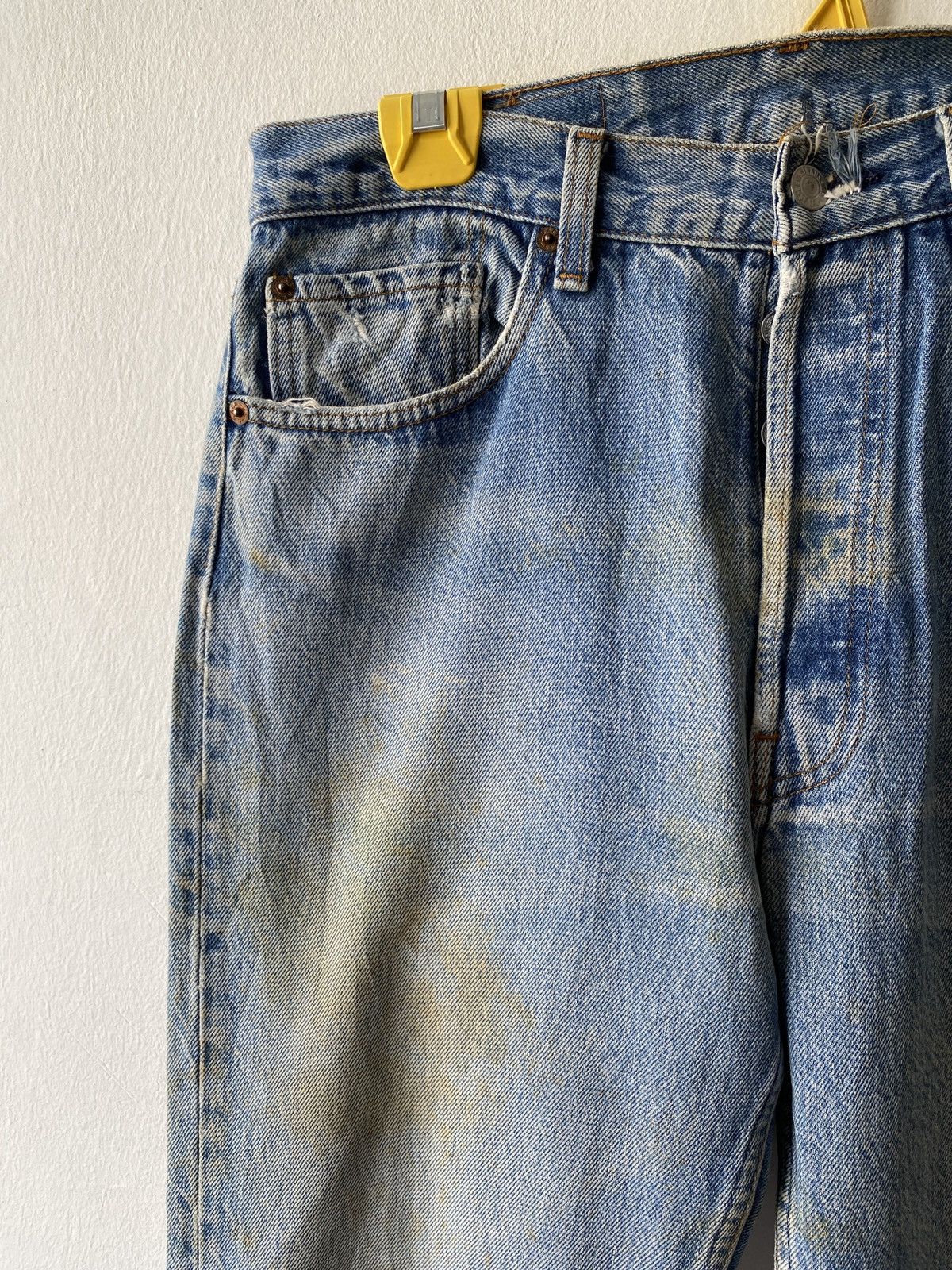 Levi's Vintage 90s Levi’s 501 Rusty Denim Size US 31 - 8 Thumbnail