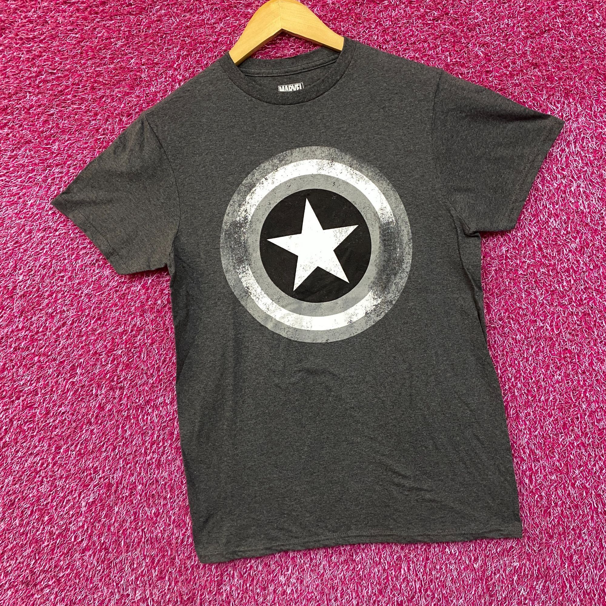 Marvel Comics Marvel Captain America Shiel Graphic Design T-Shirt Small Size US S / EU 44-46 / 1 - 3 Thumbnail