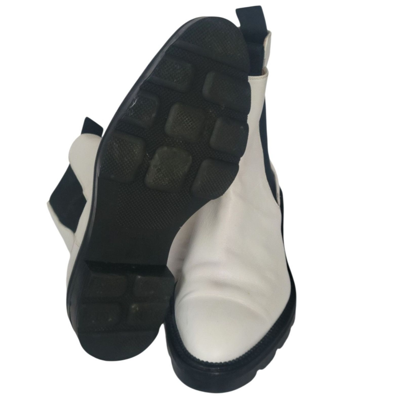 Alexander Wang Alexander Wang Andy White Leather Chelsea Booties Size 38.5 Size US 9 / IT 39 - 4 Thumbnail