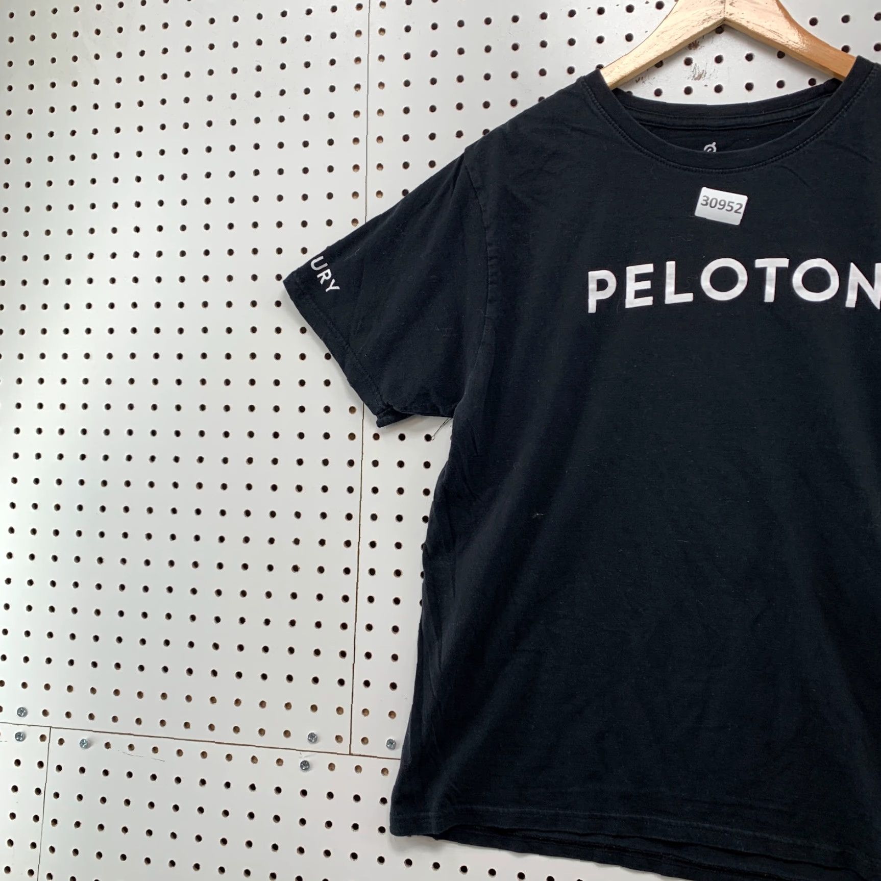 Vintage Peloton Activewear T-Shirt Black Womens Large Short Sleeve Crew Neck Workout Size L / US 10 / IT 46 - 3 Thumbnail
