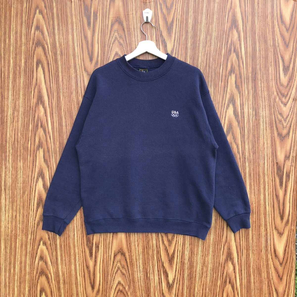 USA Olympics Vintage 90s Olympic Sweatshirt Size US L / EU 52-54 / 3 - 1 Thumbnail