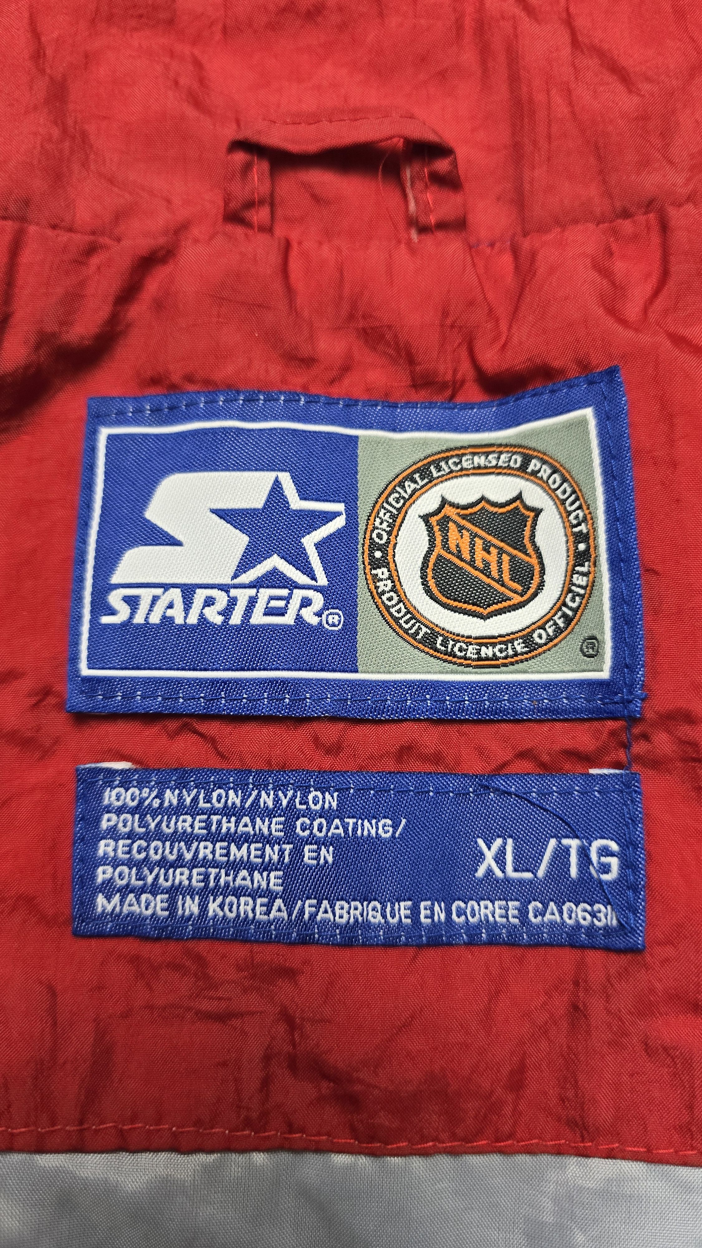 Starter Starter Quebec Nordiques Jacket 90s Vintage Blue Windbreaker Size US XL / EU 56 / 4 - 17 Thumbnail