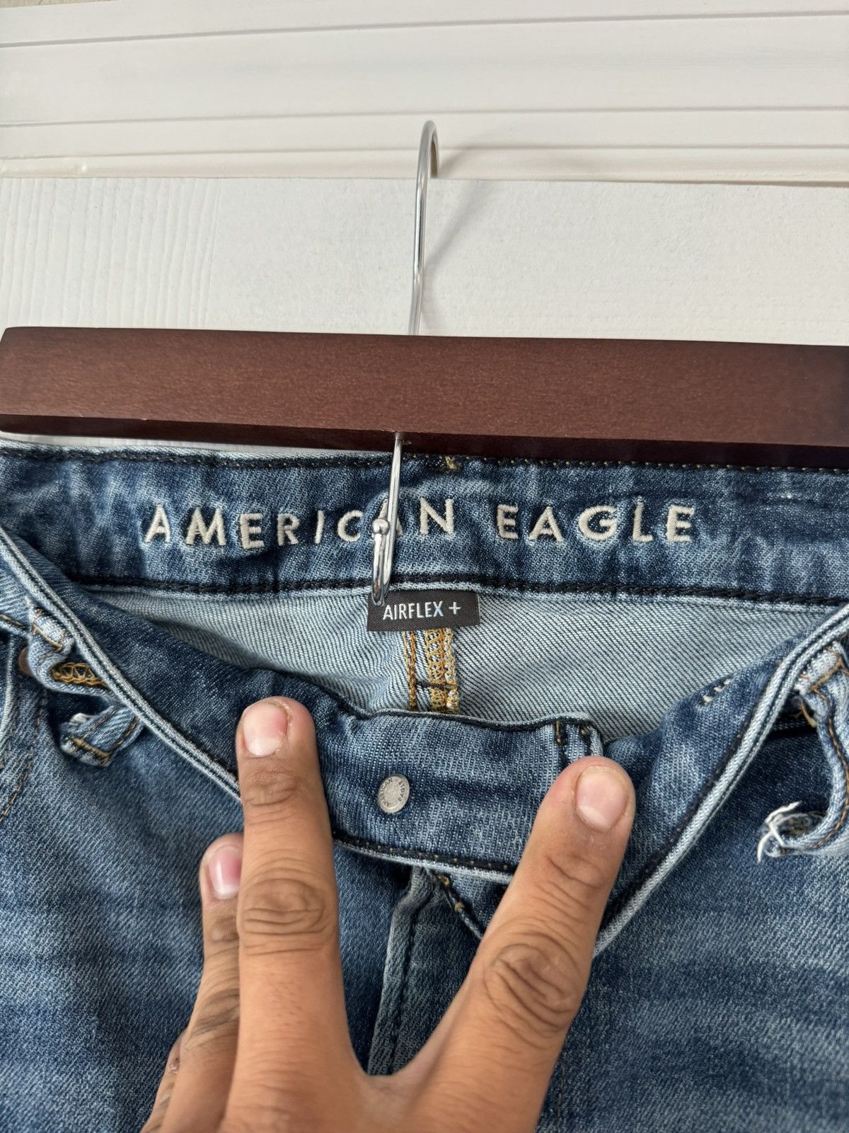 American Eagle Outfitters American eagle original straight jeans Size US 36 / EU 52 - 2 Thumbnail