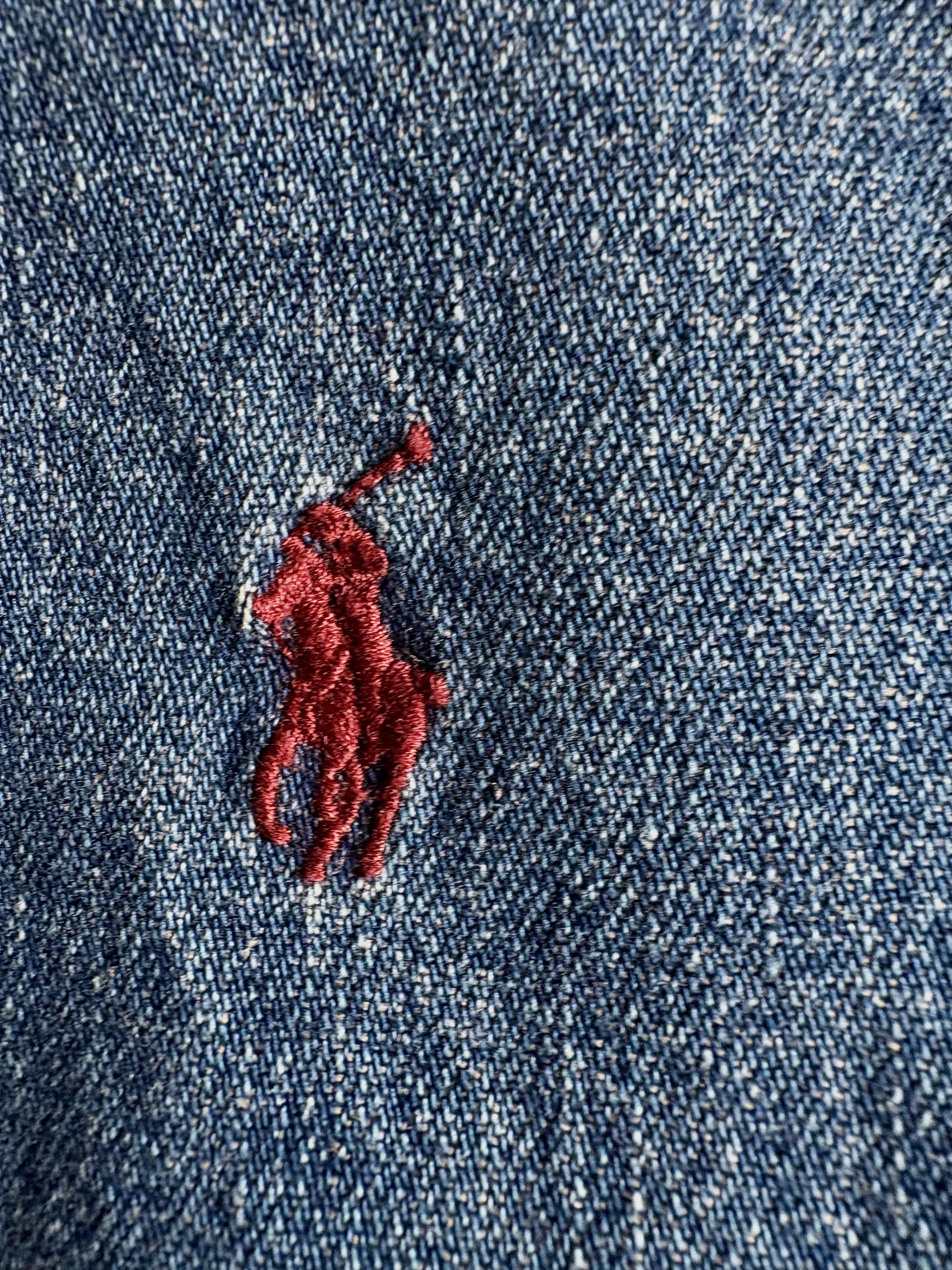 Polo Ralph Lauren Vintage Polo Ralph Lauren 80s Denim Heavy Jacket Size US L / EU 52-54 / 3 - 5 Thumbnail