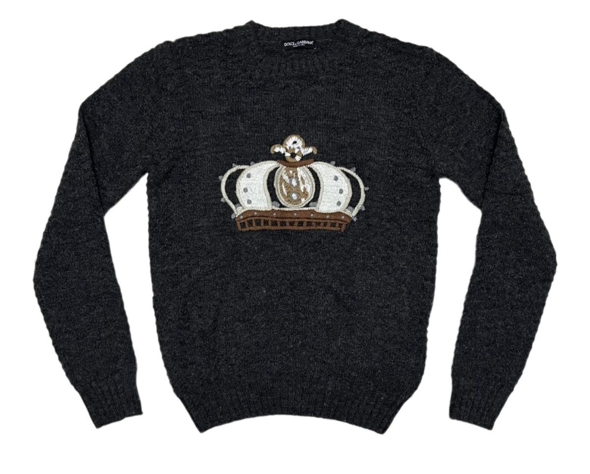 Dolce & Gabbana × Vintage Vintage DOLCE & GABBANA 100% Wool Sweatshirt/Knitwear Rare Size US S / EU 44-46 / 1 - 2 Thumbnail