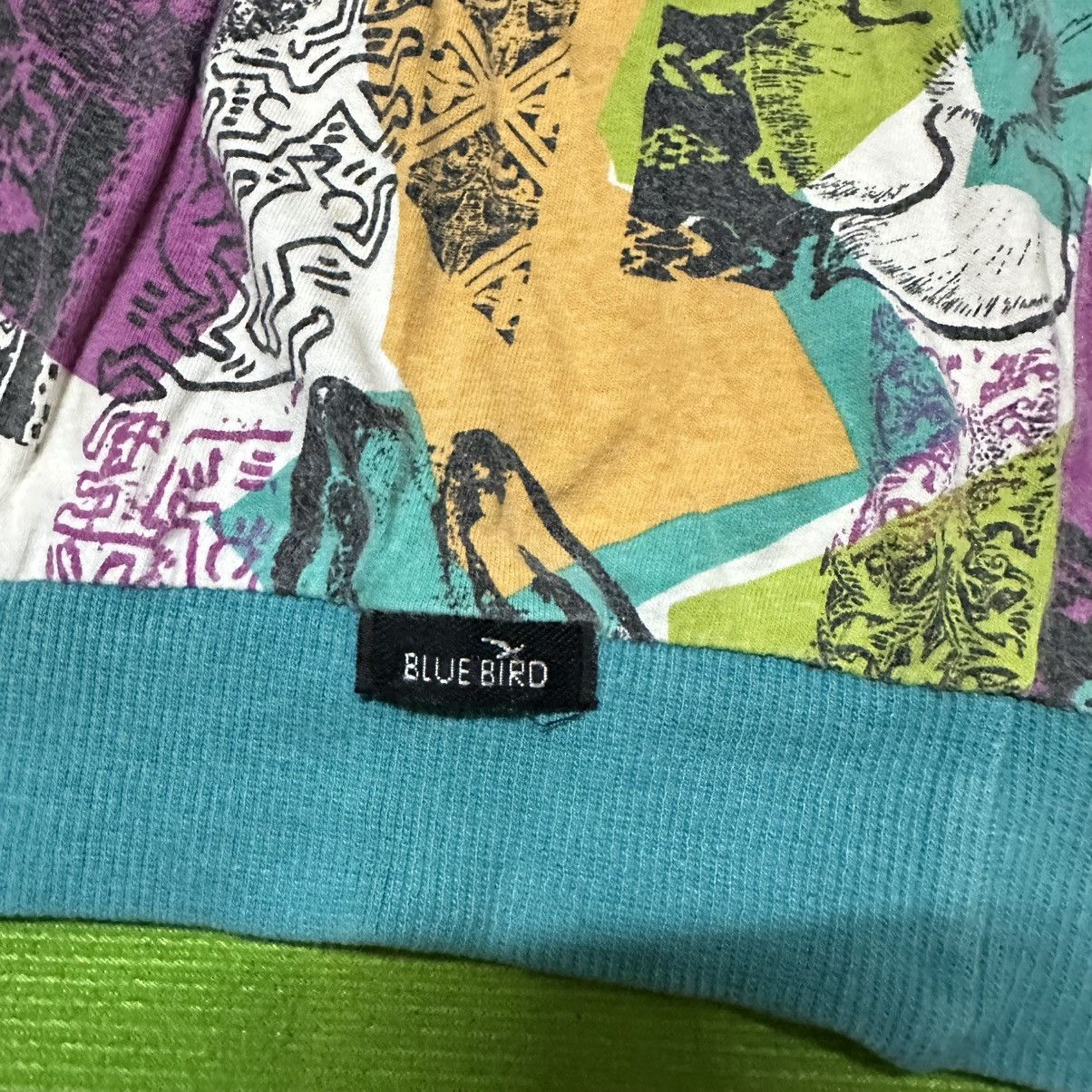 Vintage Vtg 90s Overprint pop art Size US XL / EU 56 / 4 - 4 Thumbnail
