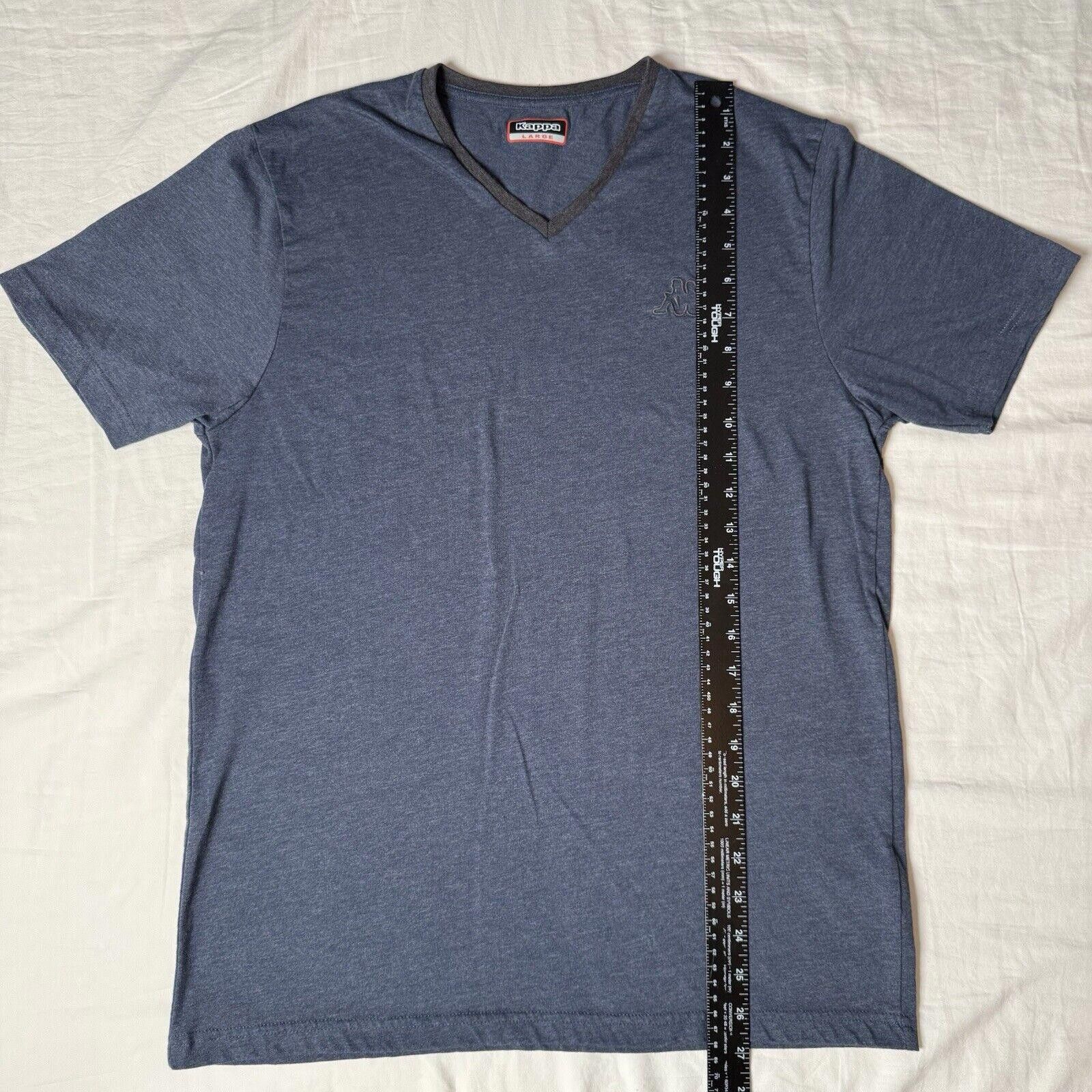 Kappa Kappa Logo V-Neck T-Shirt Soccer Men’s L Size US L / EU 52-54 / 3 - 3 Thumbnail