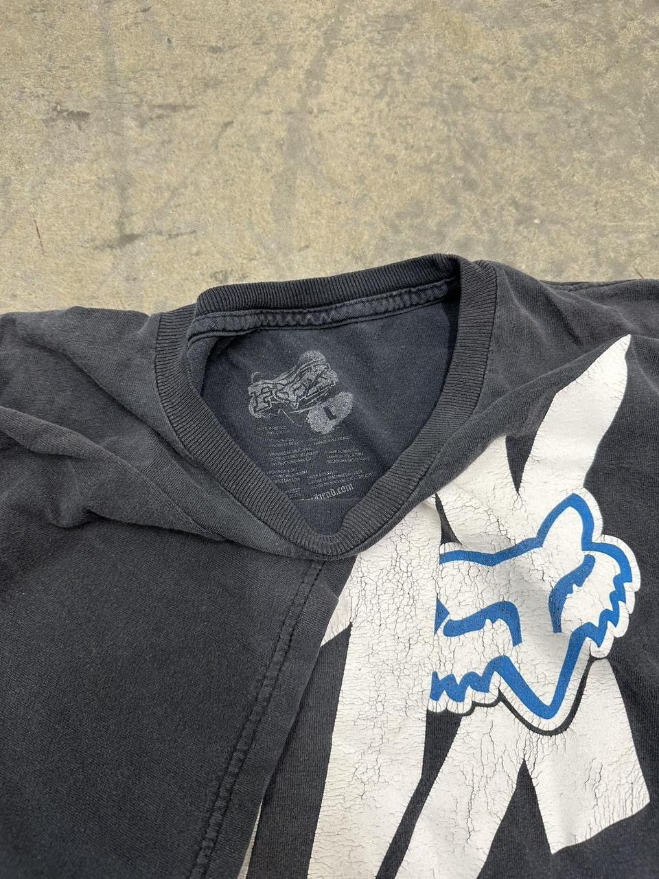 Fox Racing Vintage Fox Racing Faded Grunge Graphic Shirt Size Large Size US L / EU 52-54 / 3 - 3 Thumbnail