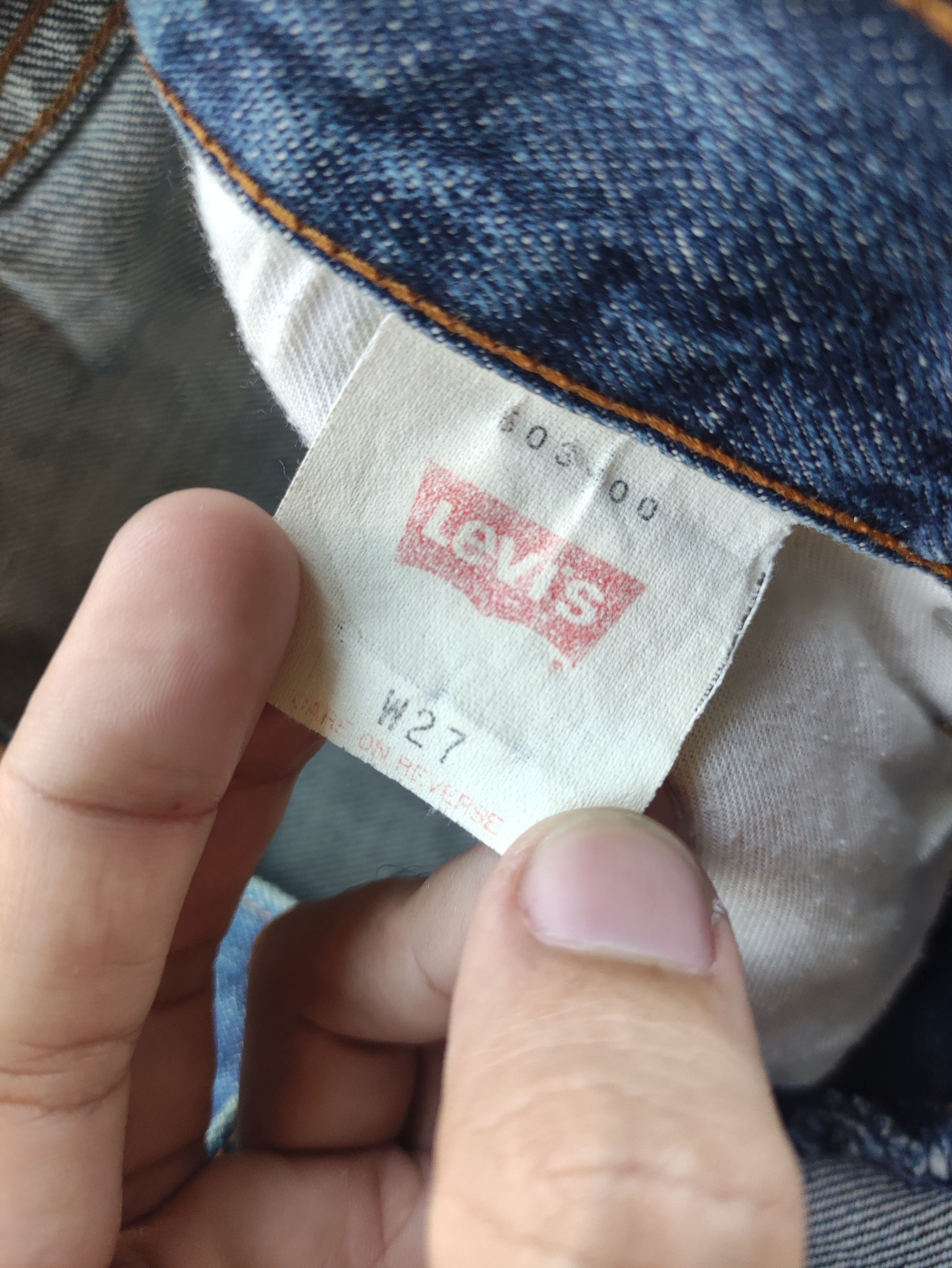 Levi's Vintage Levis 503 Jean Distressed Faded Denim Size 27" / US 4 / IT 40 - 7 Thumbnail