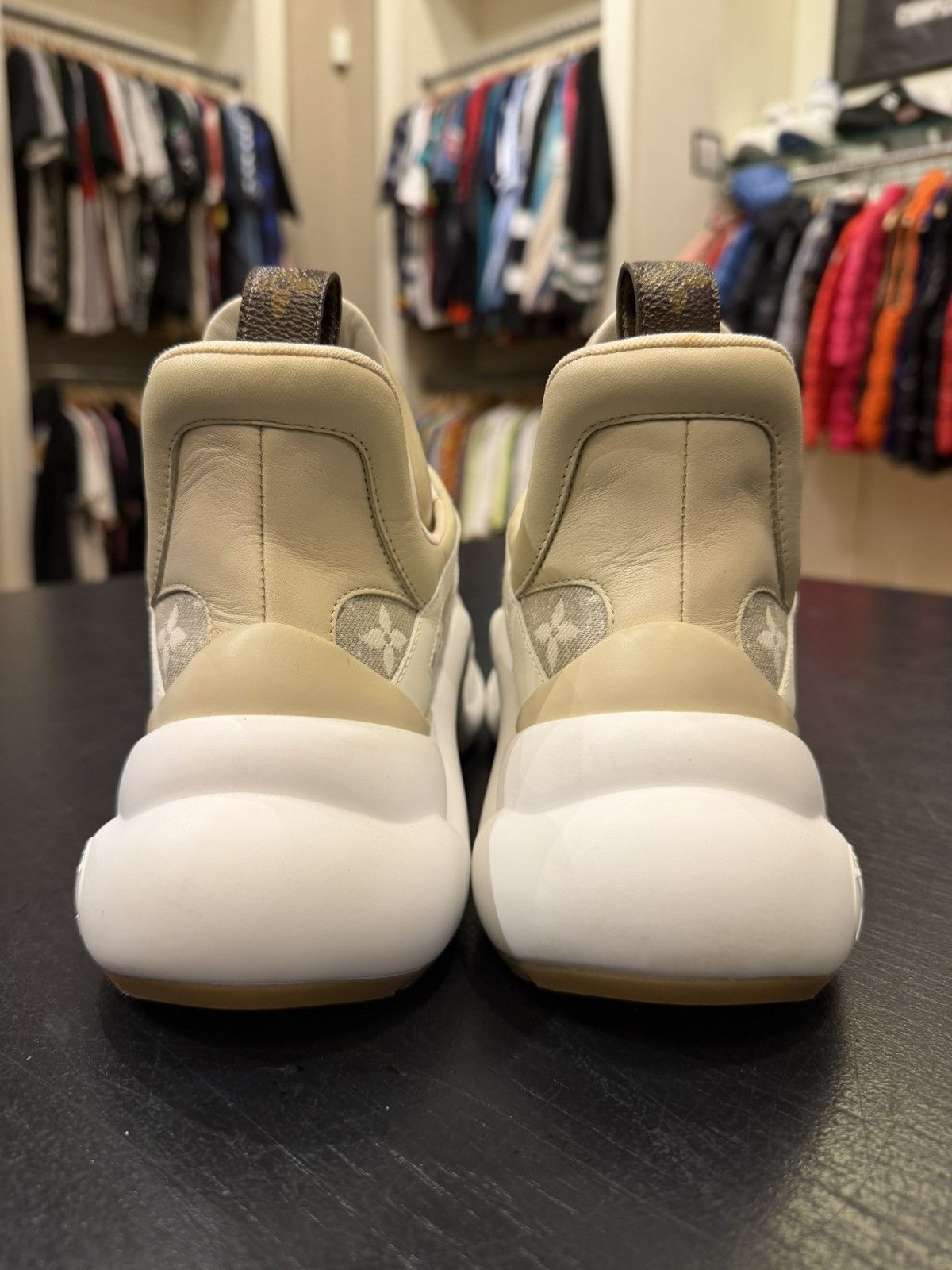 Louis Vuitton Louis Vuitton Archlight Trainer - Monogram/White Size US 7.5 / IT 37.5 - 5 Thumbnail