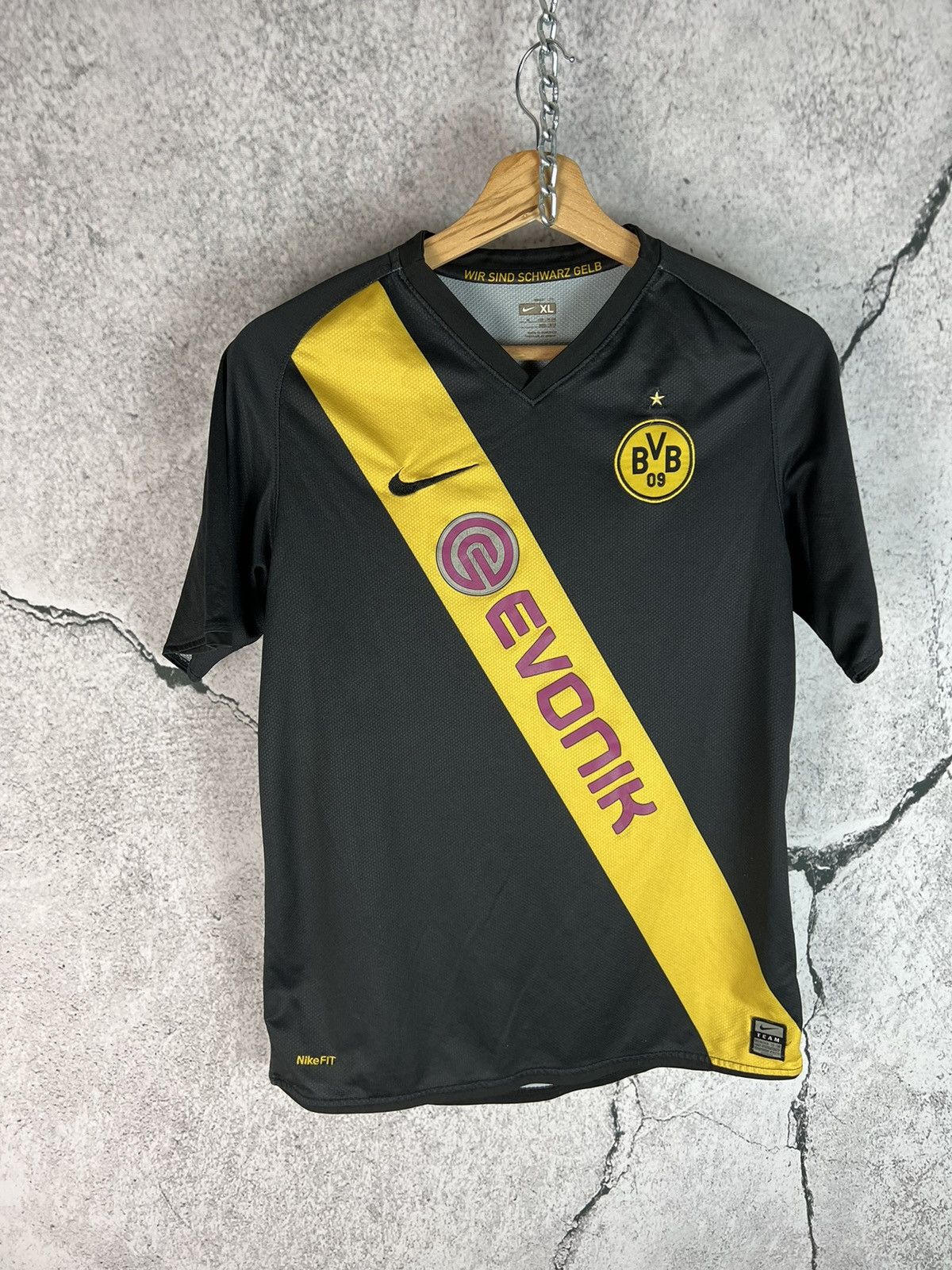 Nike VTG NIKE DORTMUND BORUSSIA HAJNAL JERSEY KIT Size US S / EU 44-46 / 1 - 1 Thumbnail