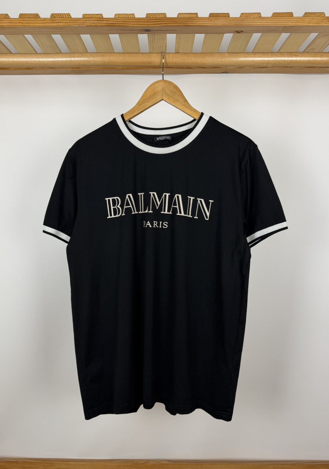 Balmain BALMAIN T-Shirt Big Logo Size US XL / EU 56 / 4 - 1 Thumbnail