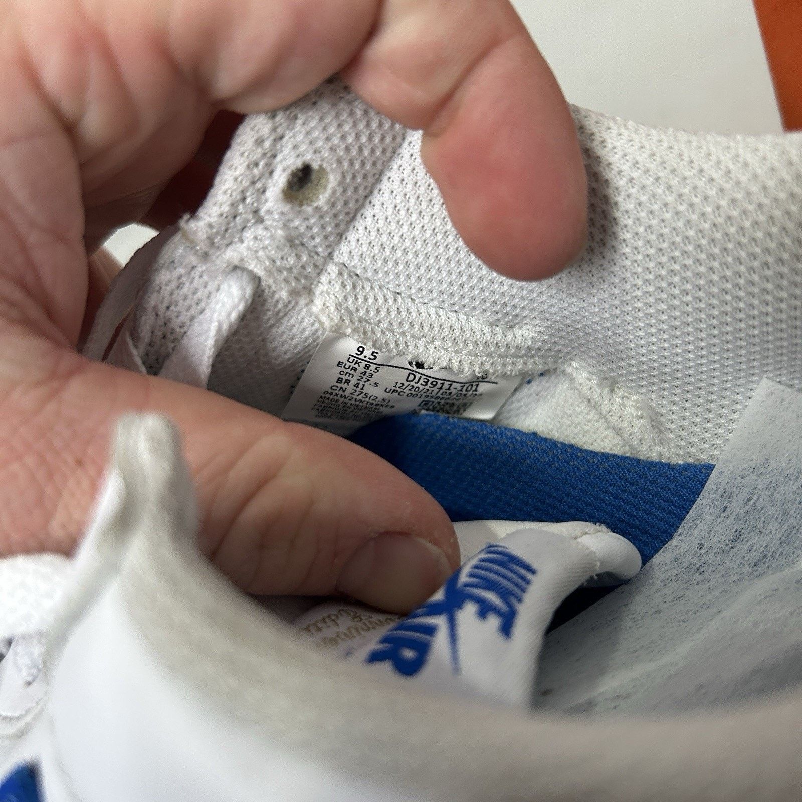 Nike Nike Air Force 1 Low Retro Color Of Month “White Royal Blue” Size US 9.5 / EU 42-43 - 9 Thumbnail
