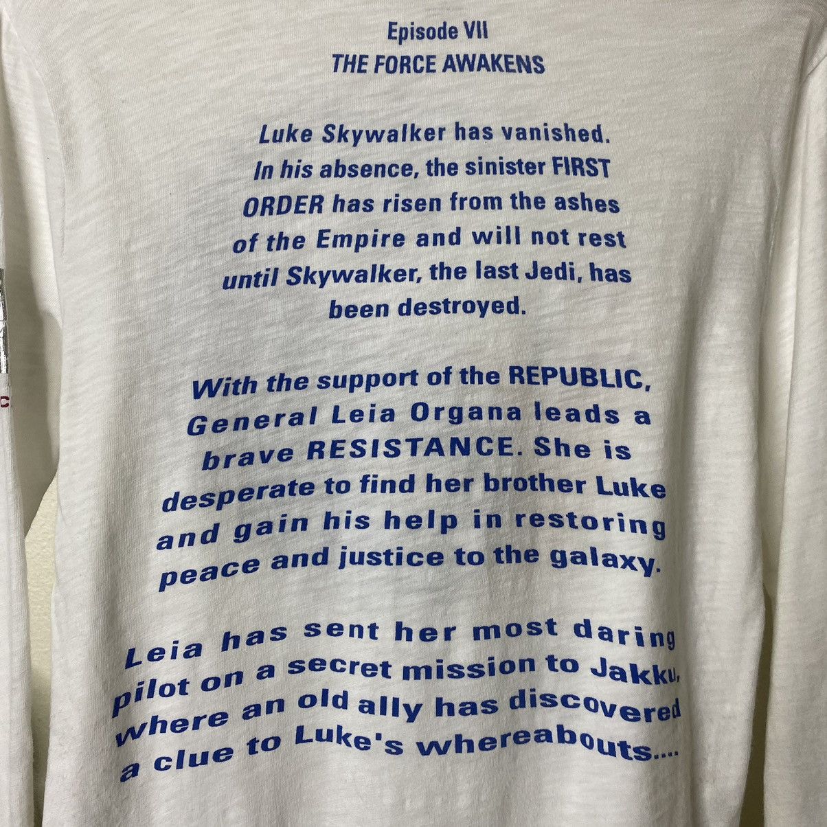 Gap × Star Wars GAP x Star Wars VII The Force Awakens Lucasfilm LS T Shirt Size US S / EU 44-46 / 1 - 7 Thumbnail