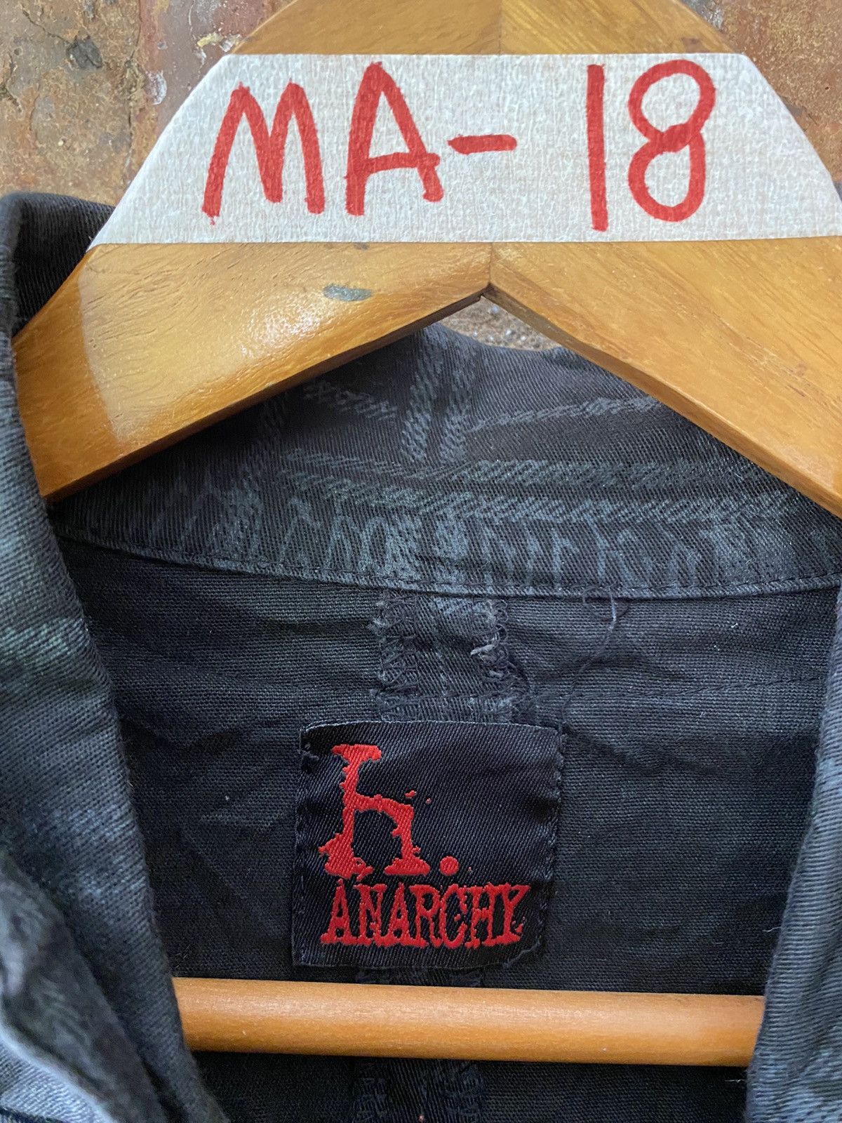 Japanese Brand 2000s H.Anarchy Naoto HAGI distressed fringe Punk Gothic Size US M / EU 48-50 / 2 - 18 Thumbnail