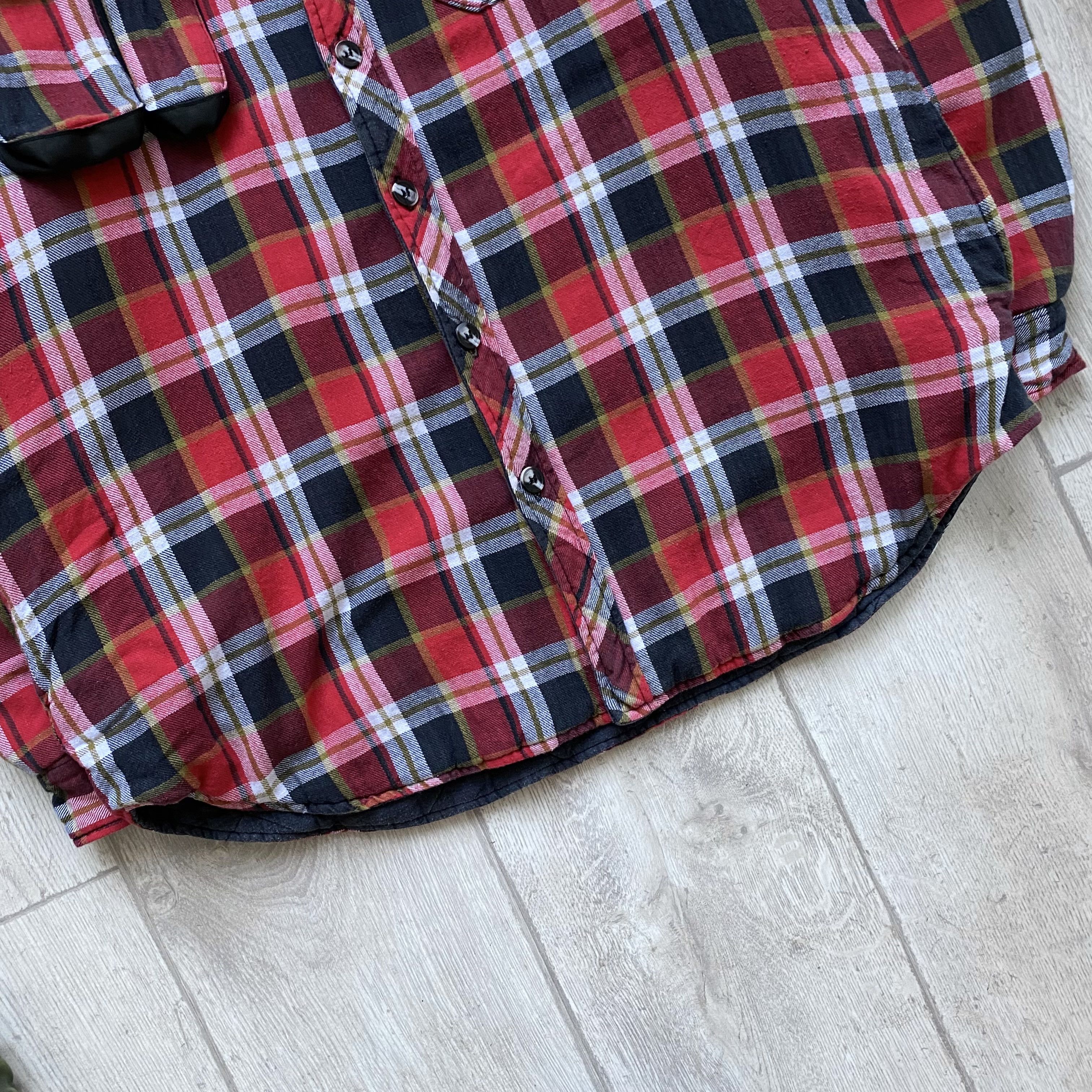 Dickies Vintage Flannel Dickies Quilted Work Jacket Shirt Overshirt Size US S / EU 44-46 / 1 - 3 Thumbnail