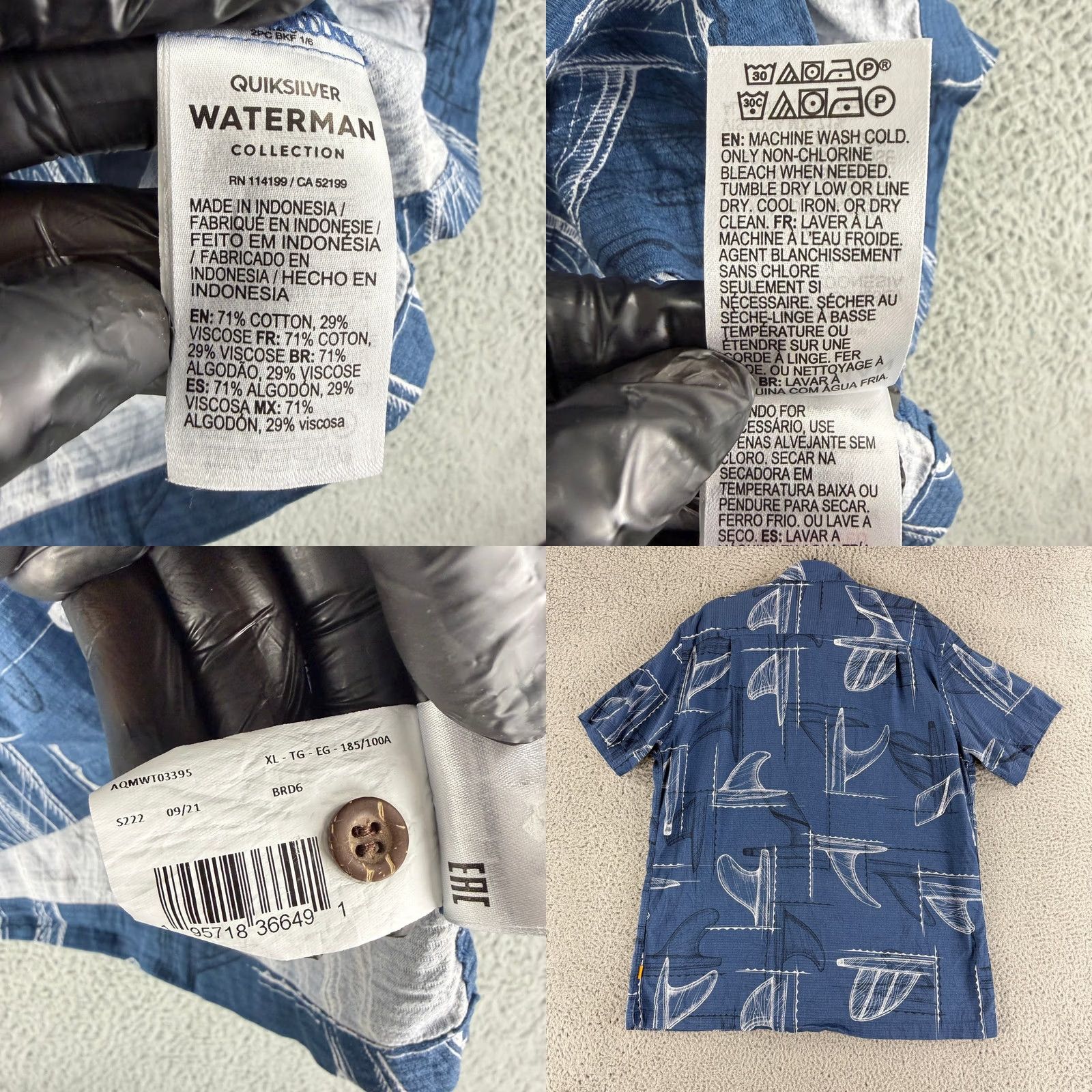 Quiksilver VINTAGE not applicable Size US XL / EU 56 / 4 - 8 Thumbnail