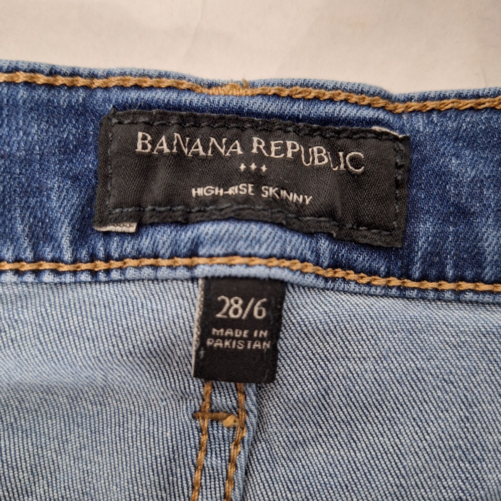 Banana Republic Banana Republic High Rise Soft Skinny Jeans Dark Wash 28/6 I Size 28" / US 6 / IT 42 - 4 Thumbnail