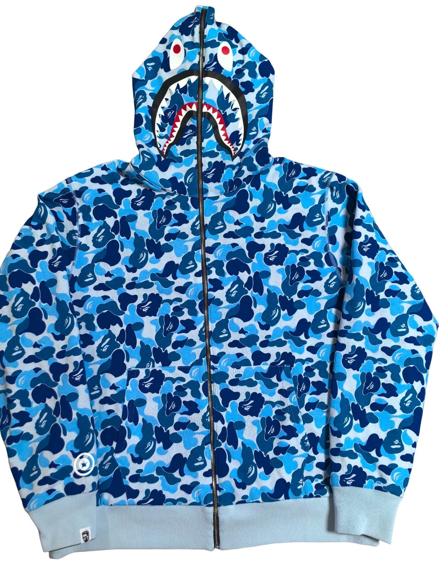 Bape BAPE ABC Camo Split Shark Hoodie Size XXL Size US XXL / EU 58 / 5 - 1 Thumbnail