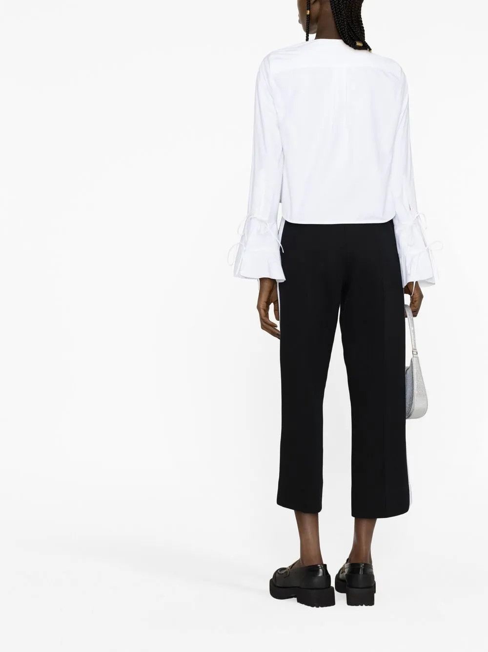 Palm Angels o1y1125 Solid Color Shirt in White Size S / US 4 / IT 40 - 3 Thumbnail