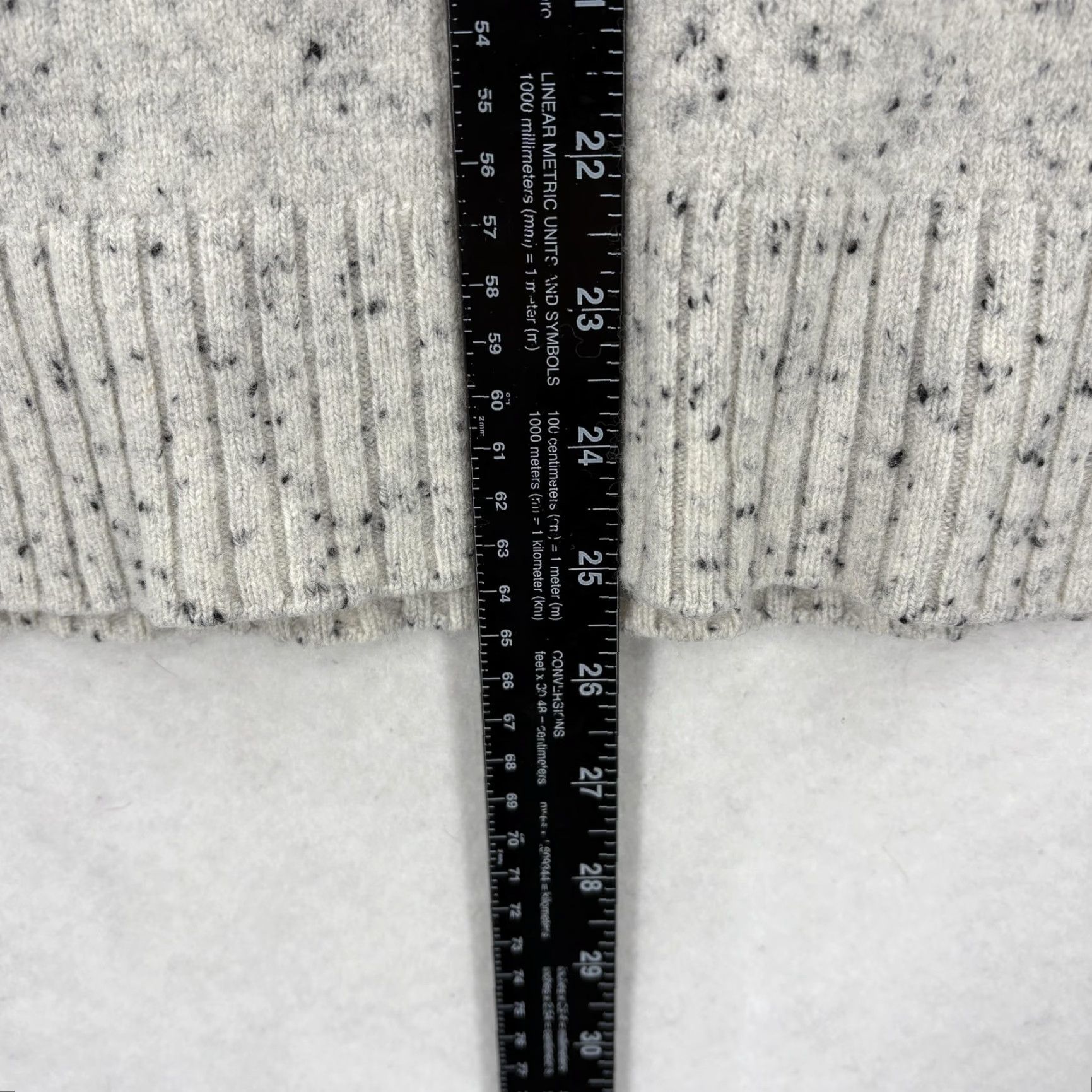 Athleta Athleta Sweater Womens XS White Wool Cashmere Turtleneck Chunky-Knit Pullover Size XS / US 0-2 / IT 36-38 - 7 Thumbnail