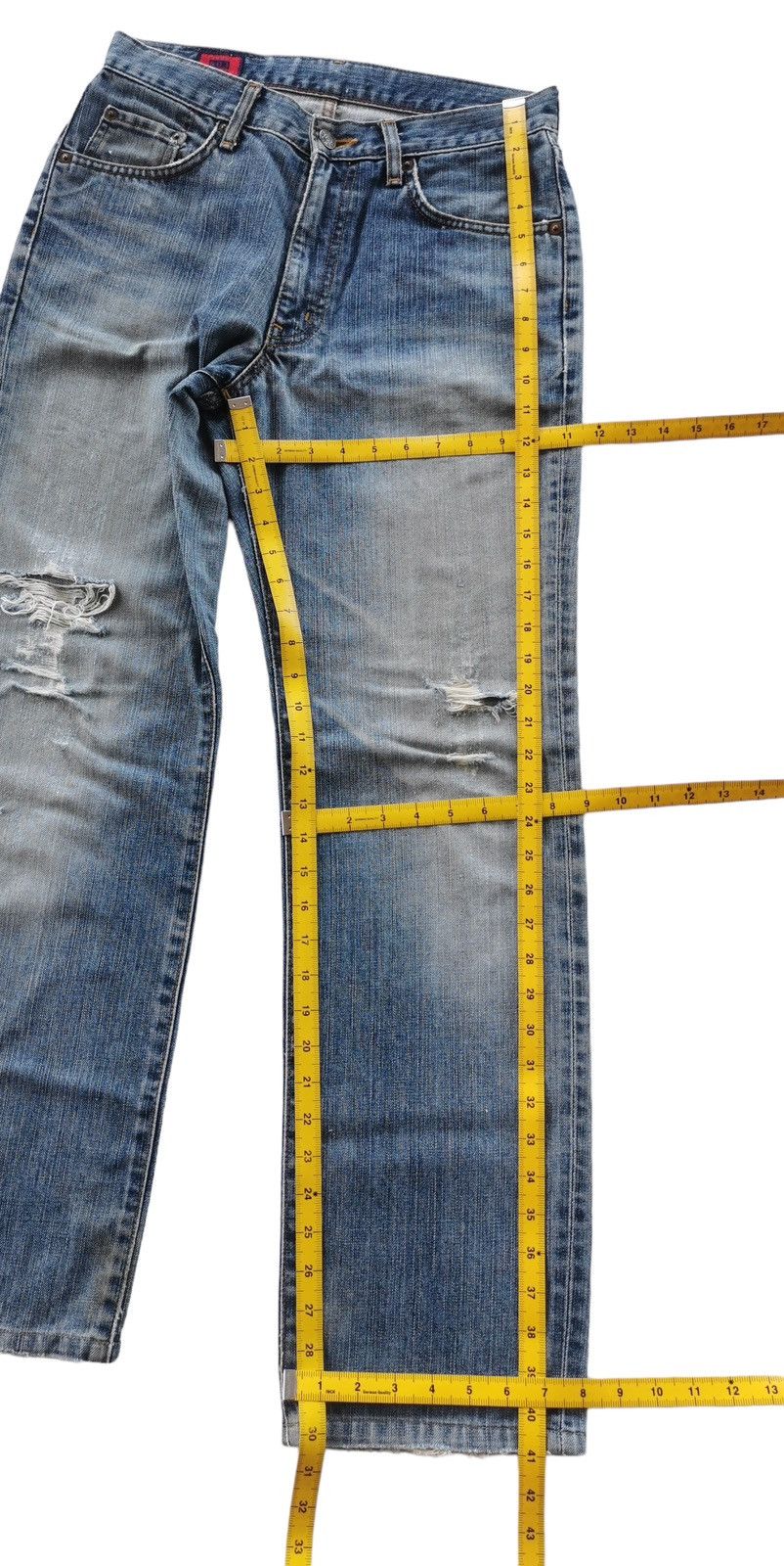 Edwin Edwin 503 Japan Distressed Worker Style Size 30x41 Size US 30 / EU 46 - 8 Thumbnail