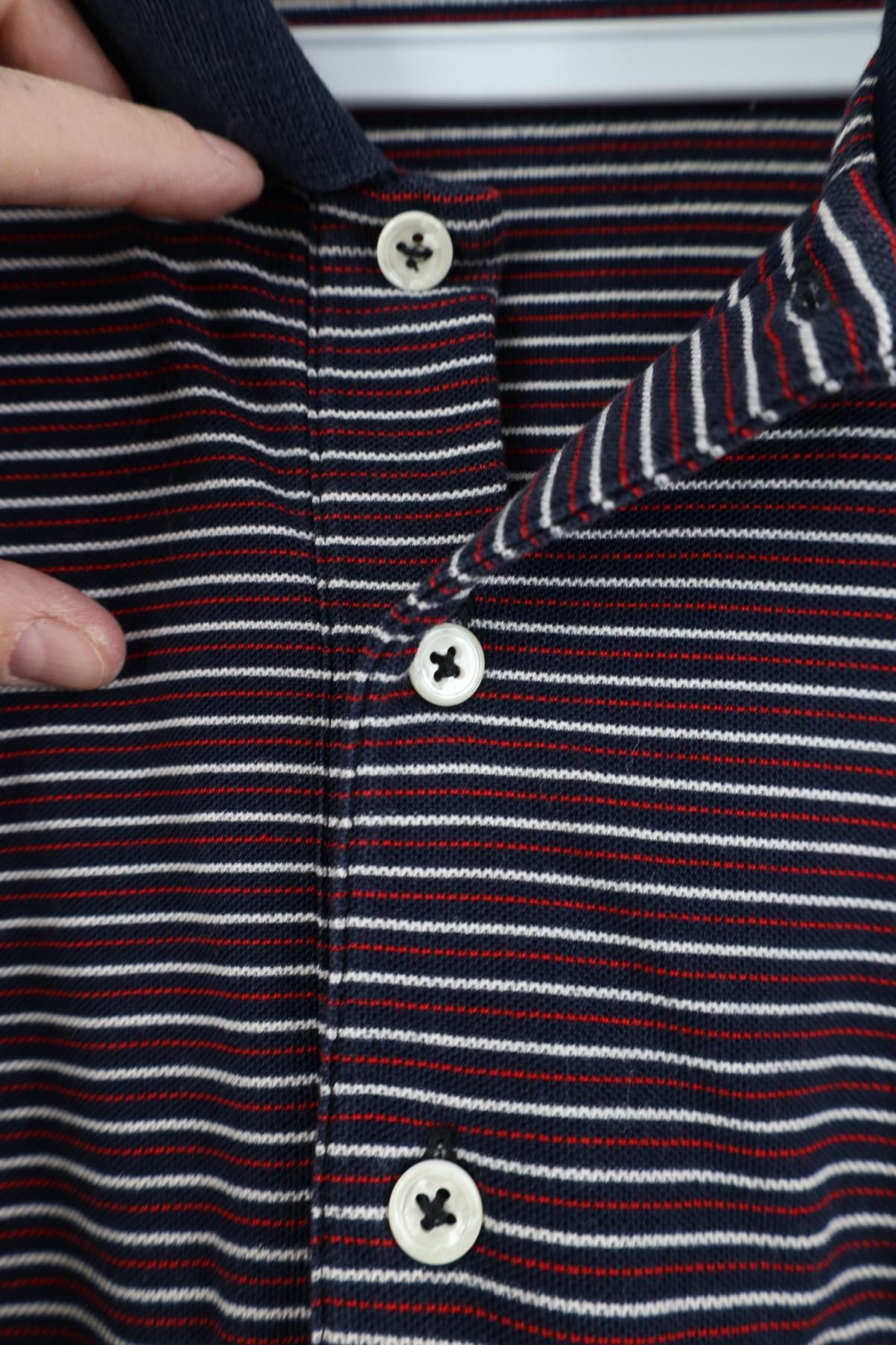 Vintage Vintage Y2K 2003 US Open Olympia Fields Striped Polo Shirt Size US L / EU 52-54 / 3 - 5 Thumbnail