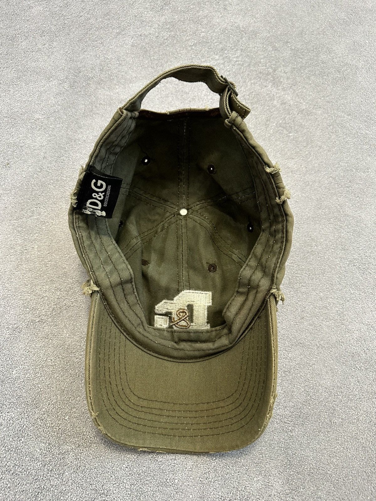 Dolce & Gabbana Dolce & Gabbana Distressed Y2K Vintage Cap Hat D&G Size ONE SIZE - 4 Thumbnail