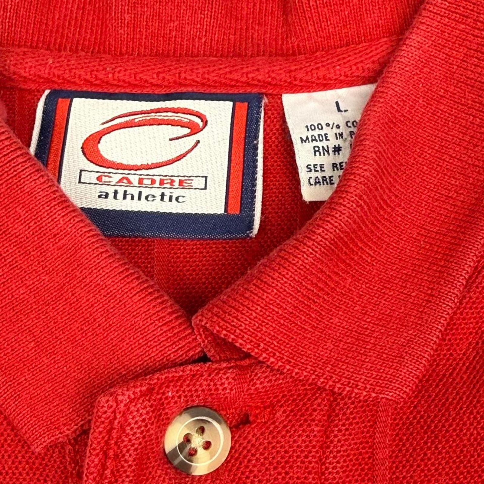 Other Vintage 90s University of Maryland Polo Shirt red Large Size US L / EU 52-54 / 3 - 4 Thumbnail