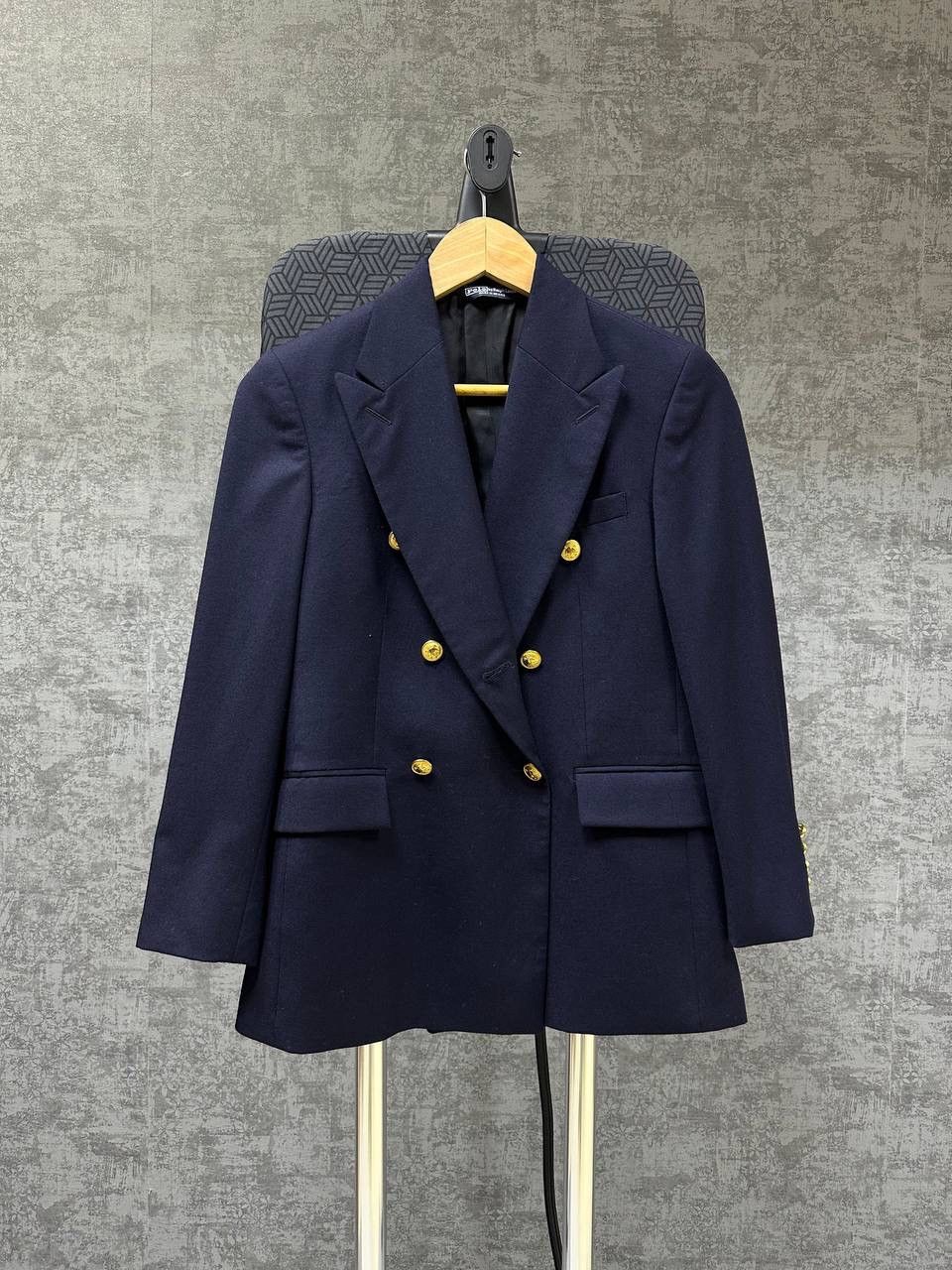 Polo Ralph Lauren × Vintage Vintage Polo Ralph Lauren Blue Womens Blazer Size M / US 6-8 / IT 42-44 - 15 Thumbnail