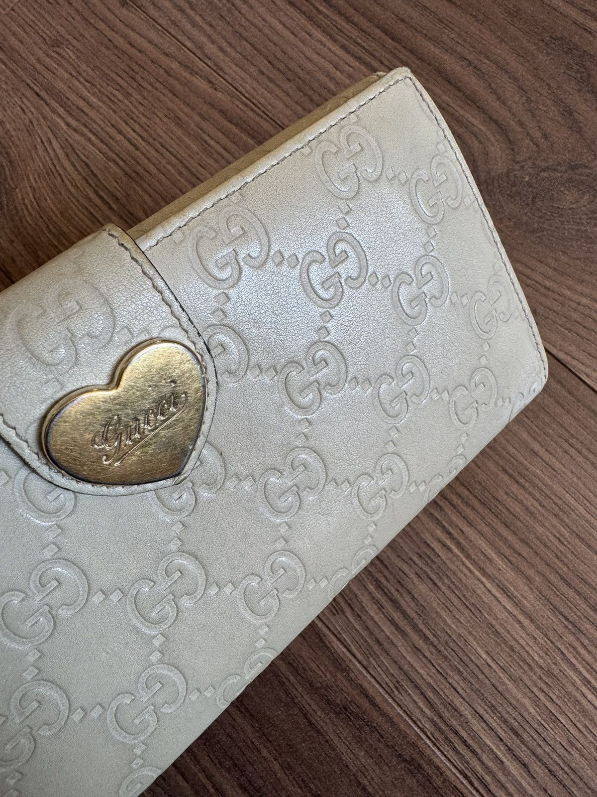 Gucci Gucci Guccissima Heart Wallet Size ONE SIZE - 6 Thumbnail