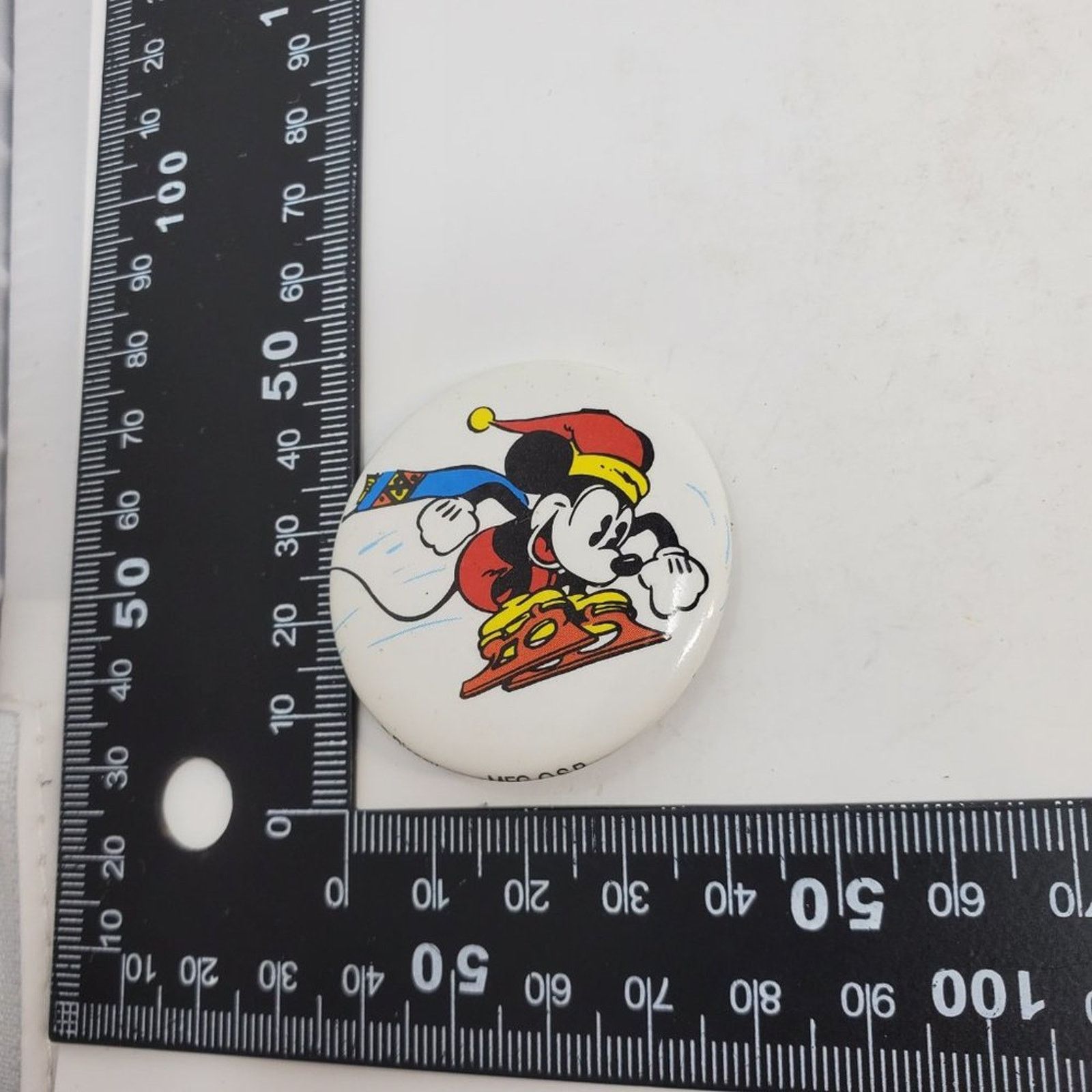 Disney Disney Mickey Mouse Vintage Ice Skates Jumping Button Size ONE SIZE - 8 Thumbnail