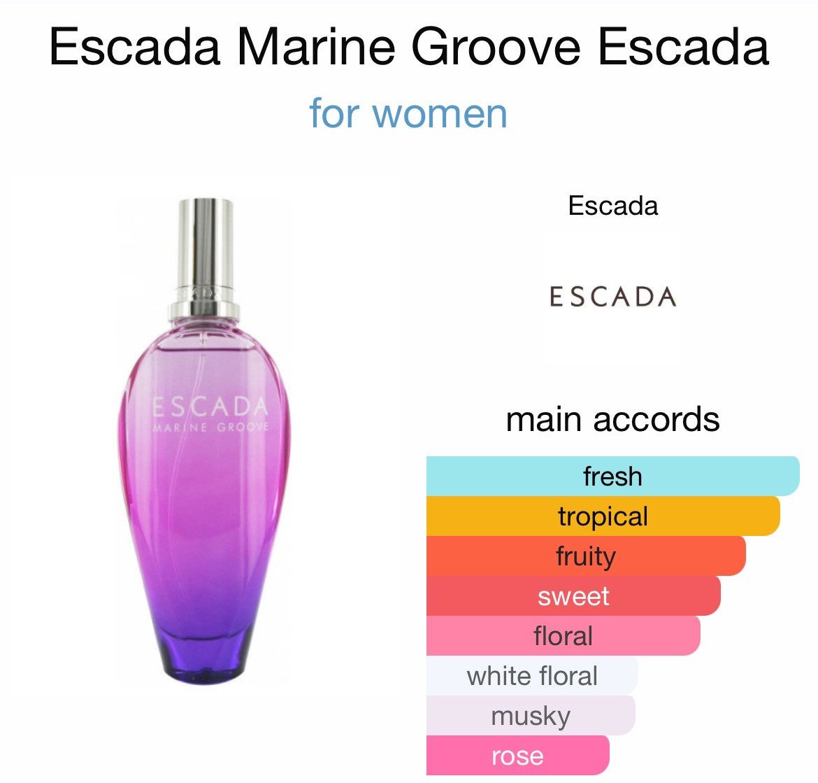 Escada Escada Marine Groove 3.3 Oz Tester Size ONE SIZE - 1 Thumbnail