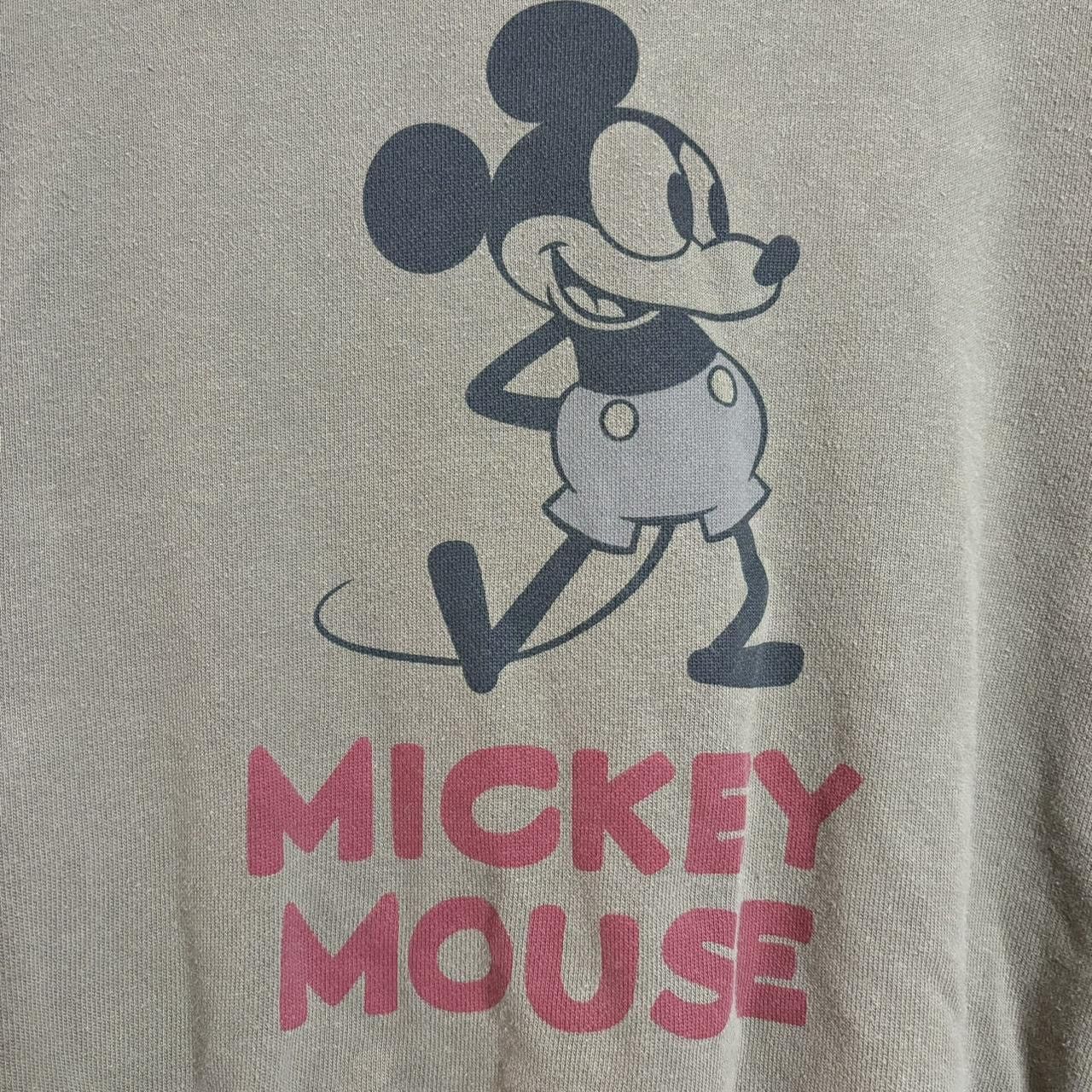 Disney × Mickey Mouse × Uniqlo UT Uniqlo x Disney Mickey Mouse Khaki Green Sweatshirt Size US M / EU 48-50 / 2 - 2 Thumbnail