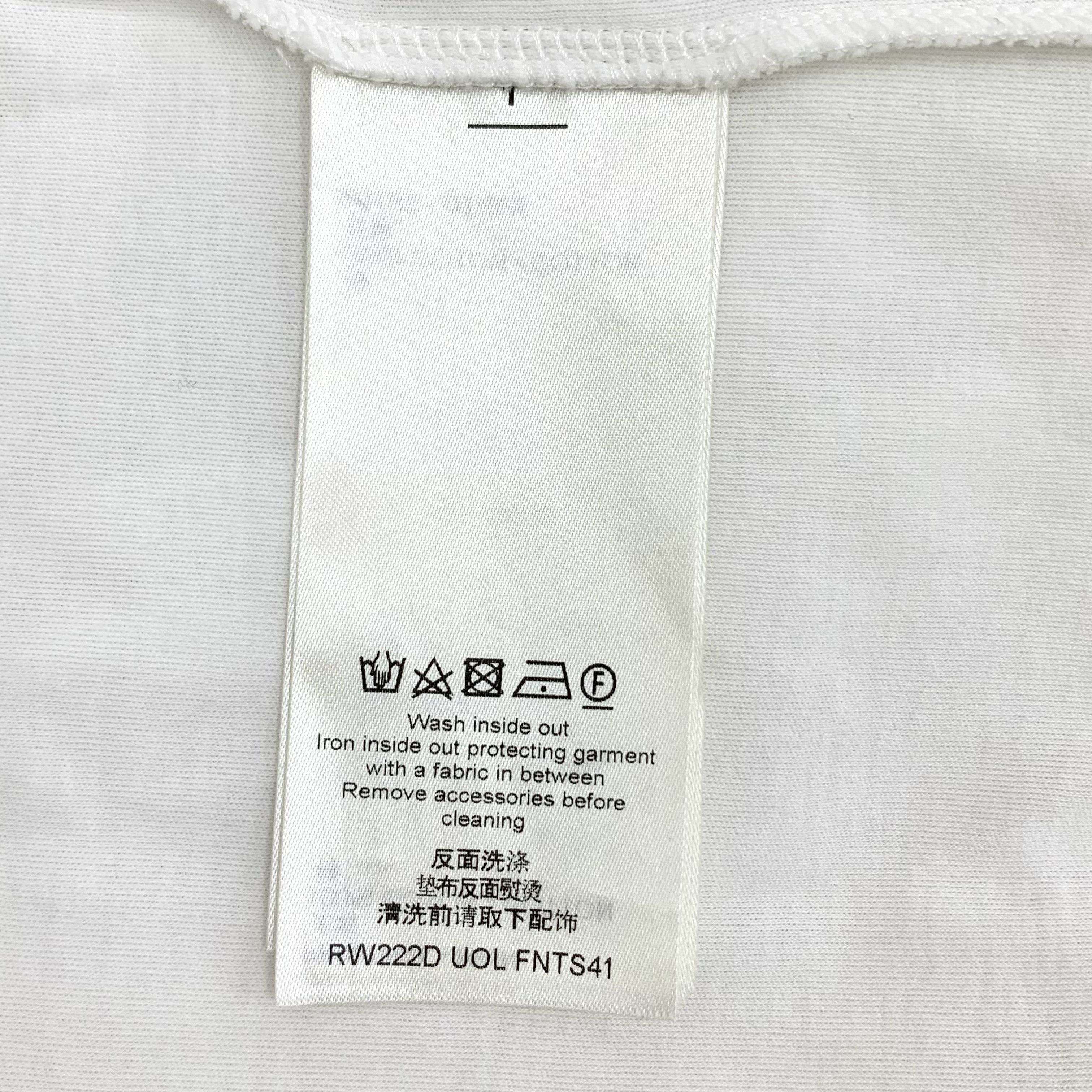 Louis Vuitton Louis Vuitton Chain Print T-Shirt White (M) Size M / US 6-8 / IT 42-44 - 7 Thumbnail