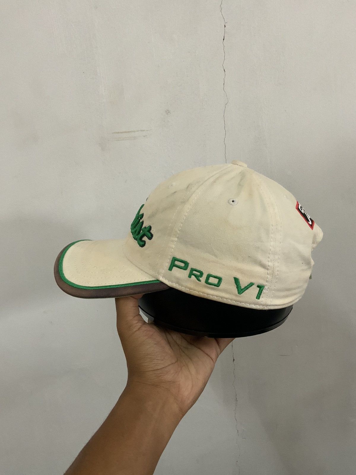 Japanese Brand Vintage Fitleist Pro V1 Embroidery Fade Hat Size ONE SIZE - 3 Thumbnail
